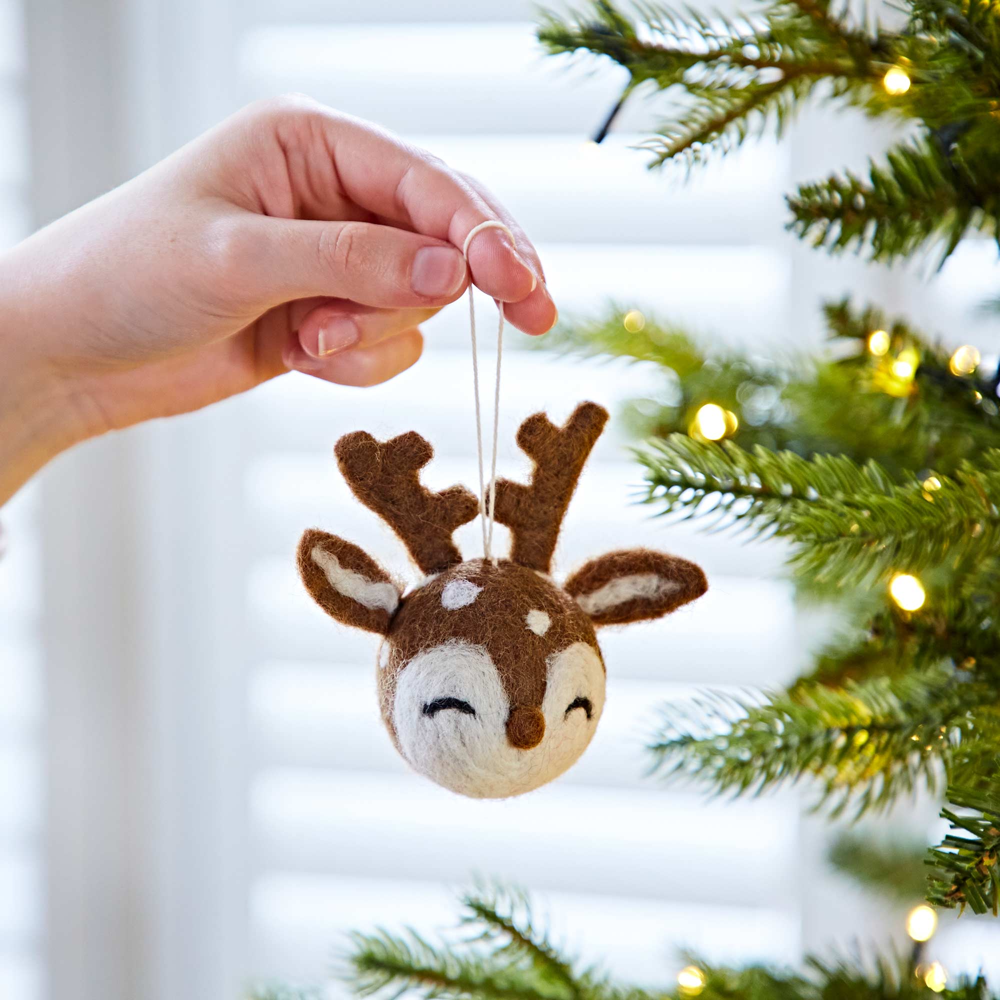 Felt Reindeer Christmas Ornament