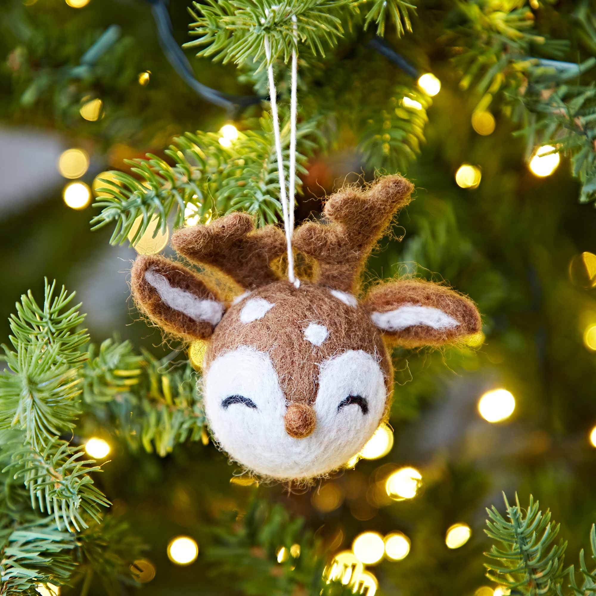 Felt Reindeer Christmas Ornament