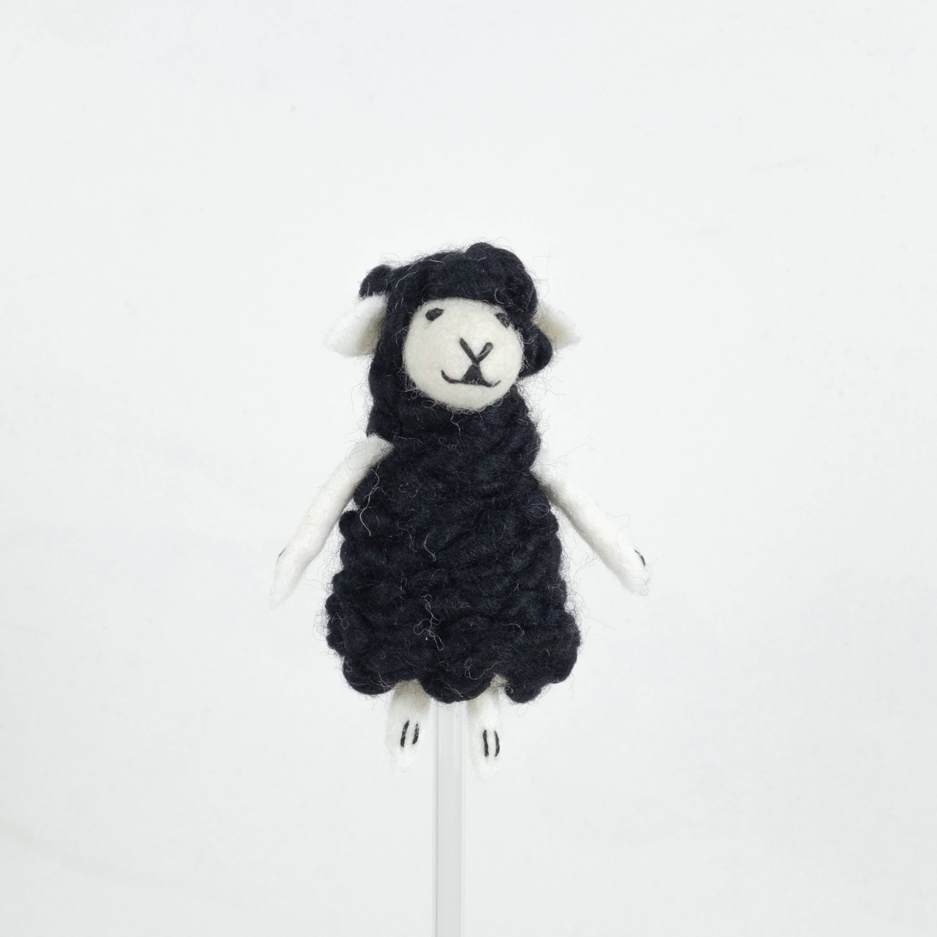 Felt Sheep Finger Puppet- Assorted Colors- Sold Individually