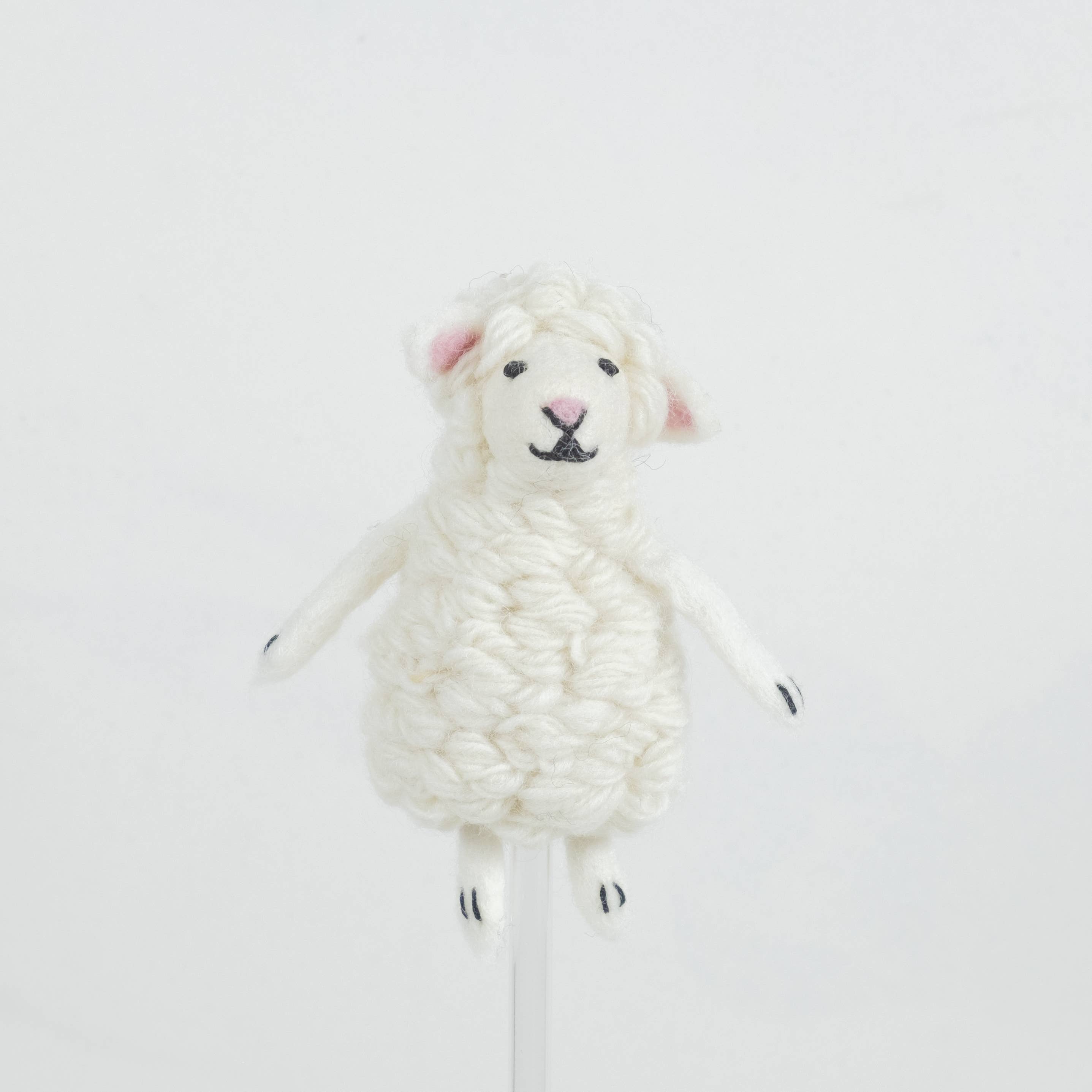 Felt Sheep Finger Puppet- Assorted Colors- Sold Individually