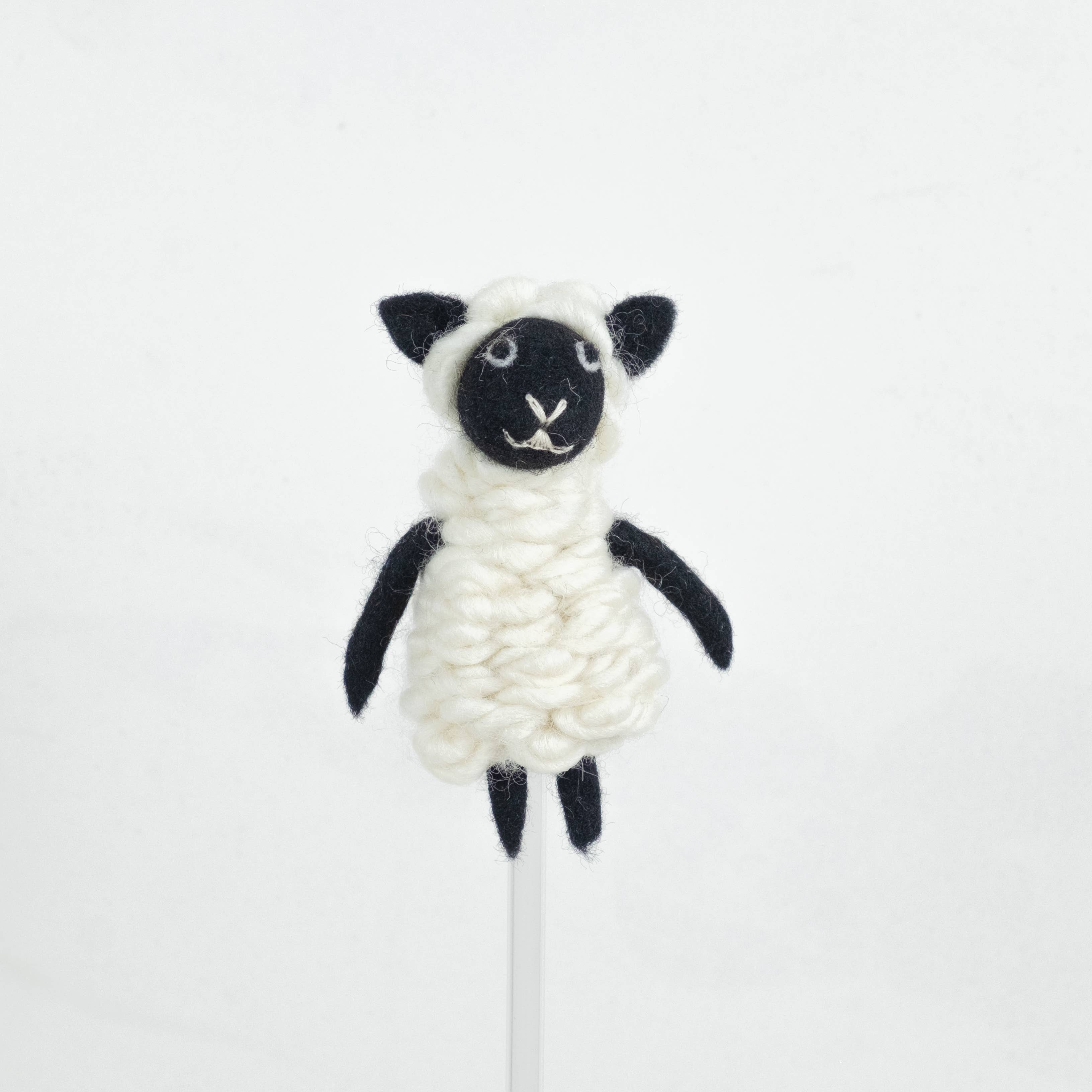 Felt Sheep Finger Puppet- Assorted Colors- Sold Individually
