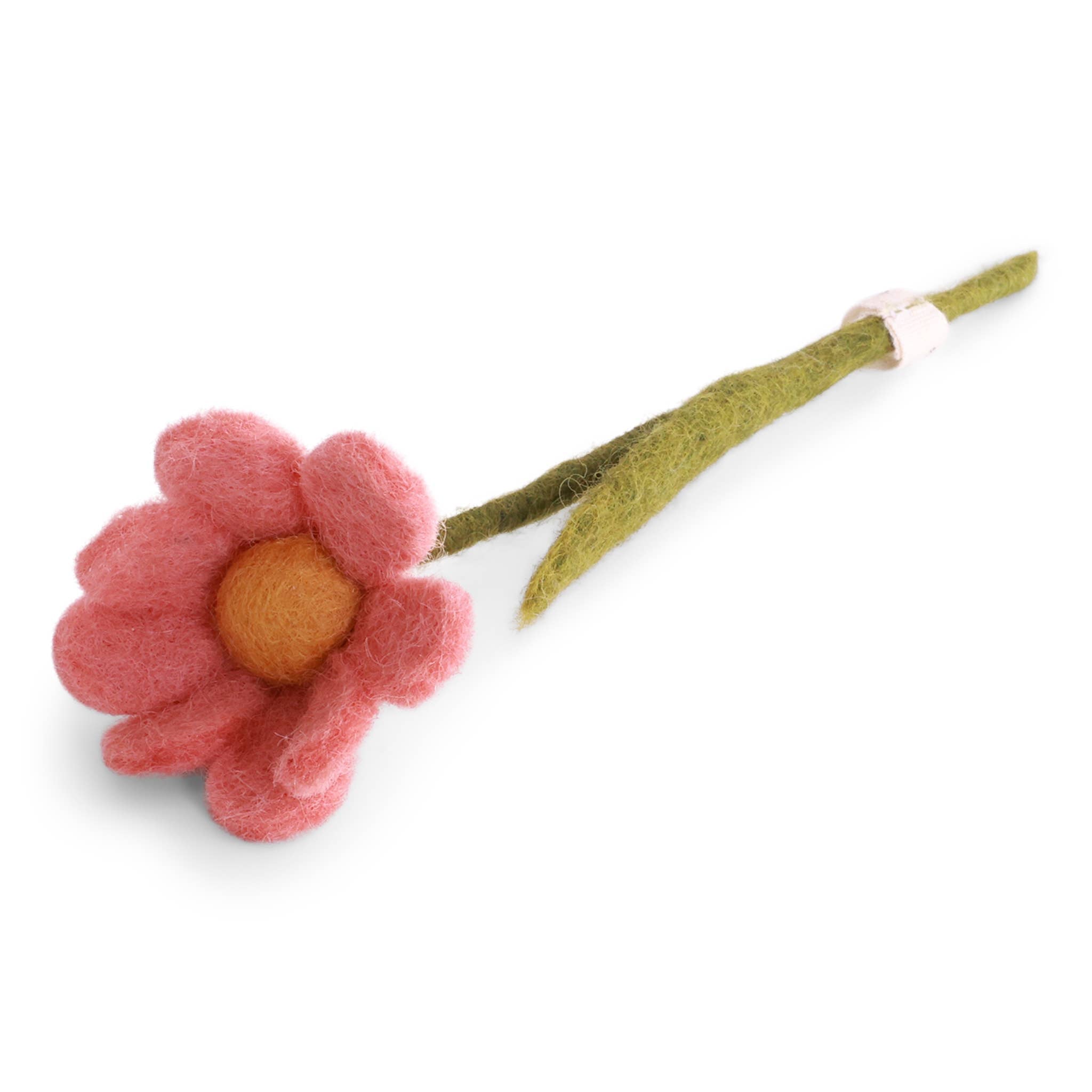 Felt Small Anemone w/Leaf- Assorted Colors