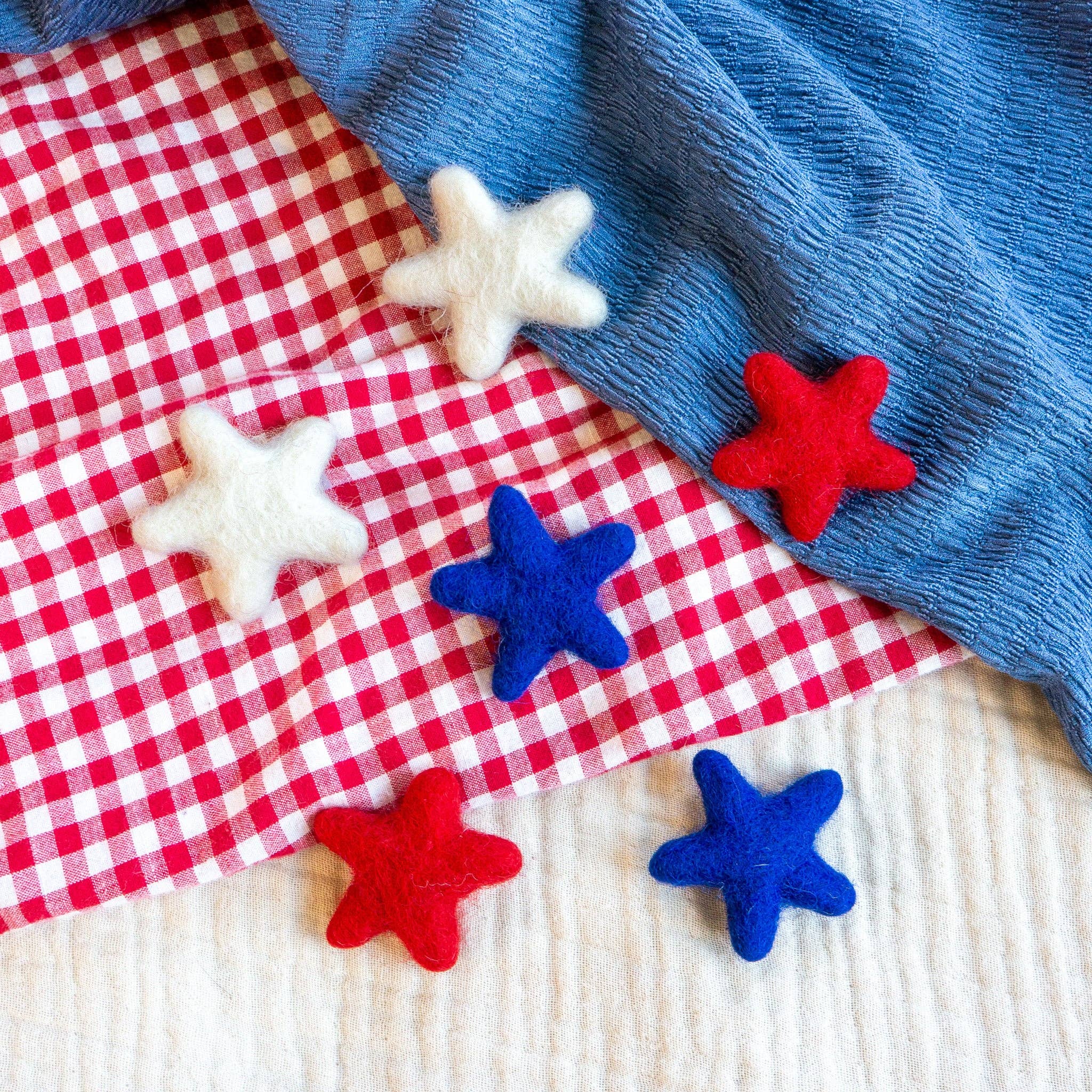 Felt Star- Assorted Colors- Sold Individually