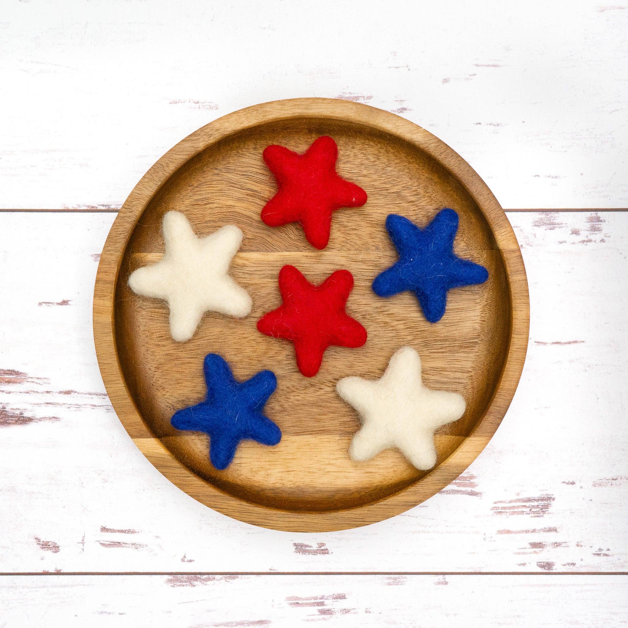 Felt Star- Assorted Colors- Sold Individually