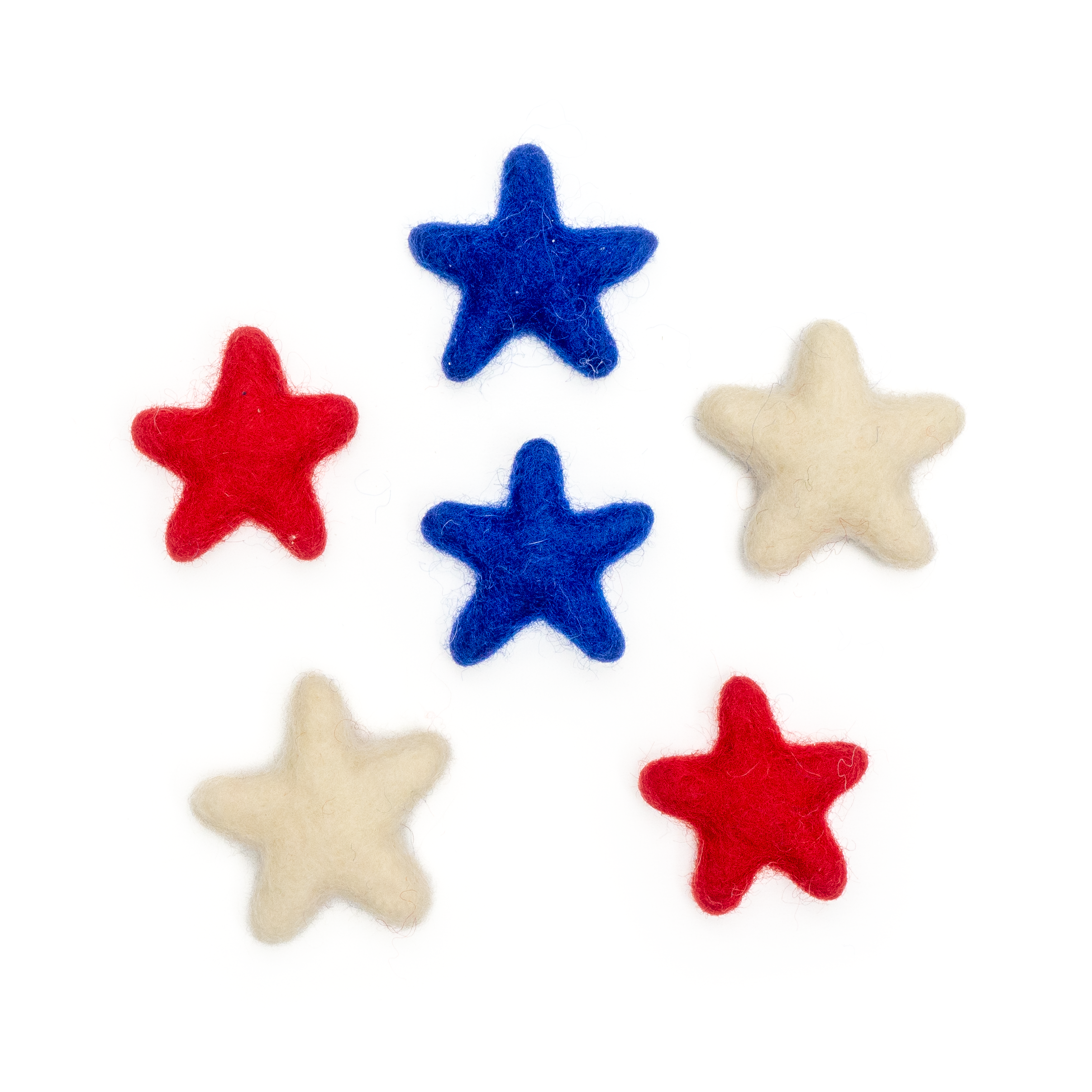 Felt Star- Assorted Colors- Sold Individually