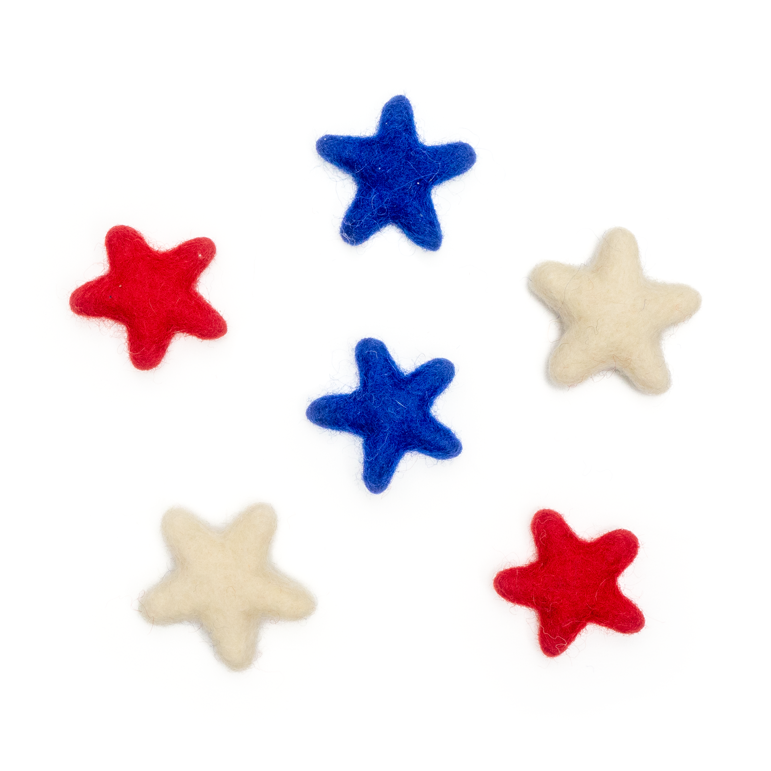 Felt Star- Assorted Colors- Sold Individually