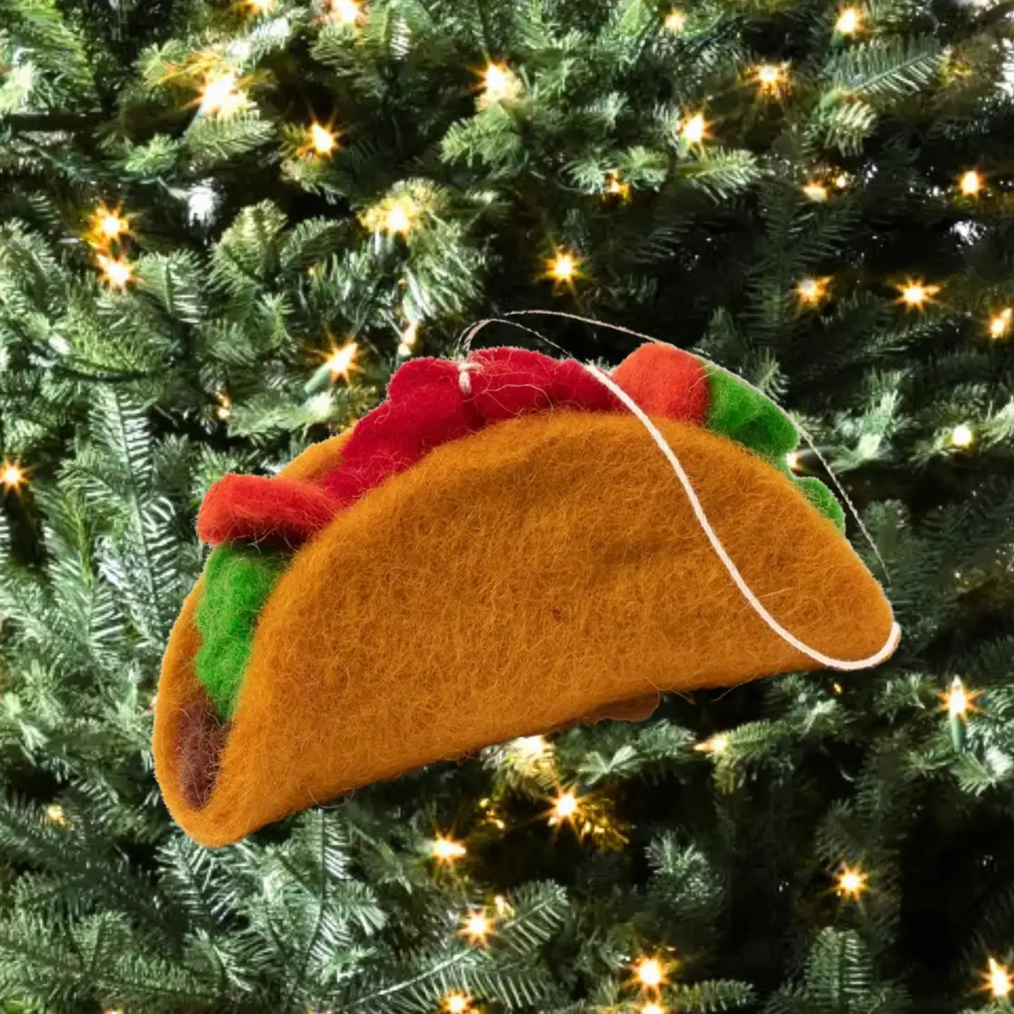Felt Taco Ornament