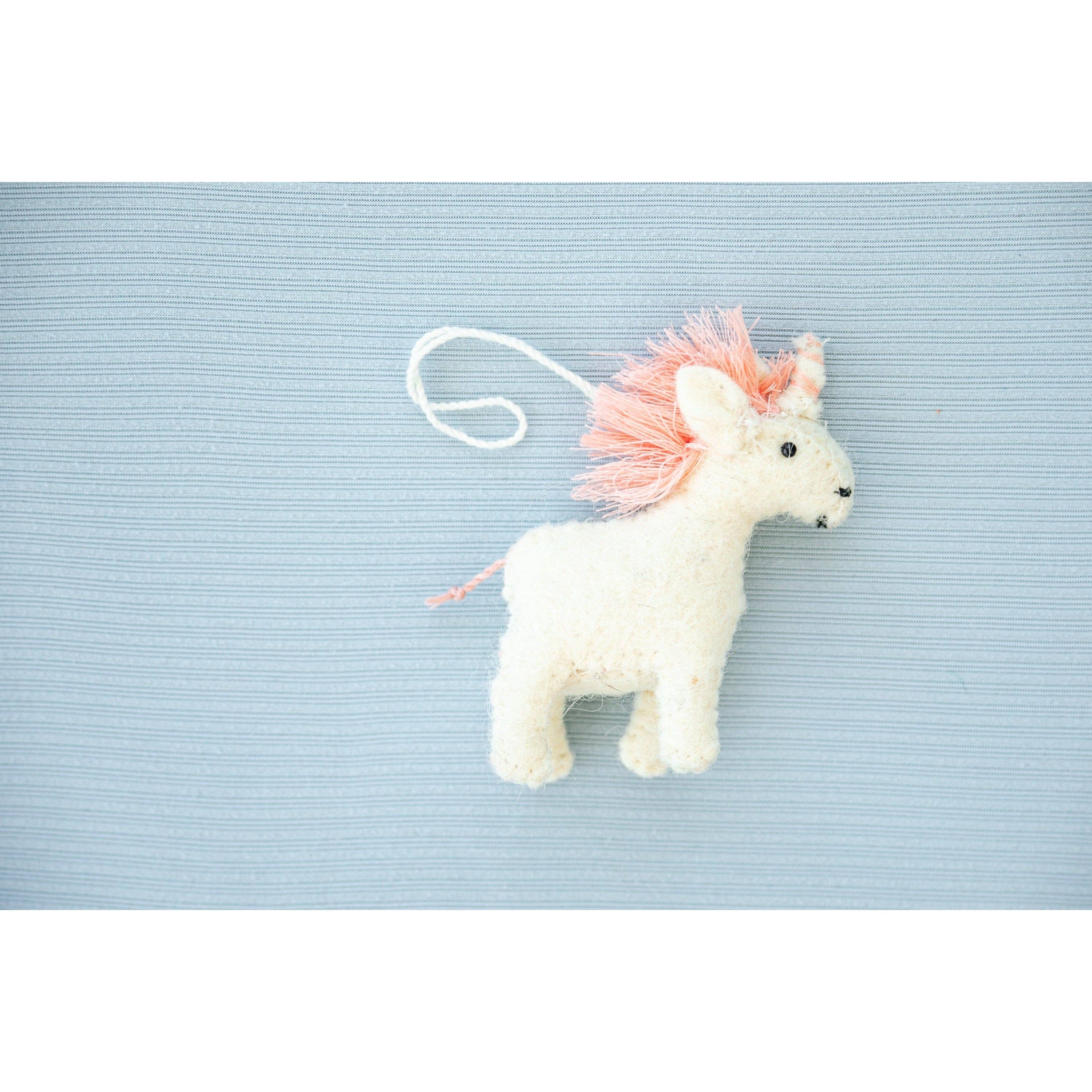 Felt Unicorn Ornament