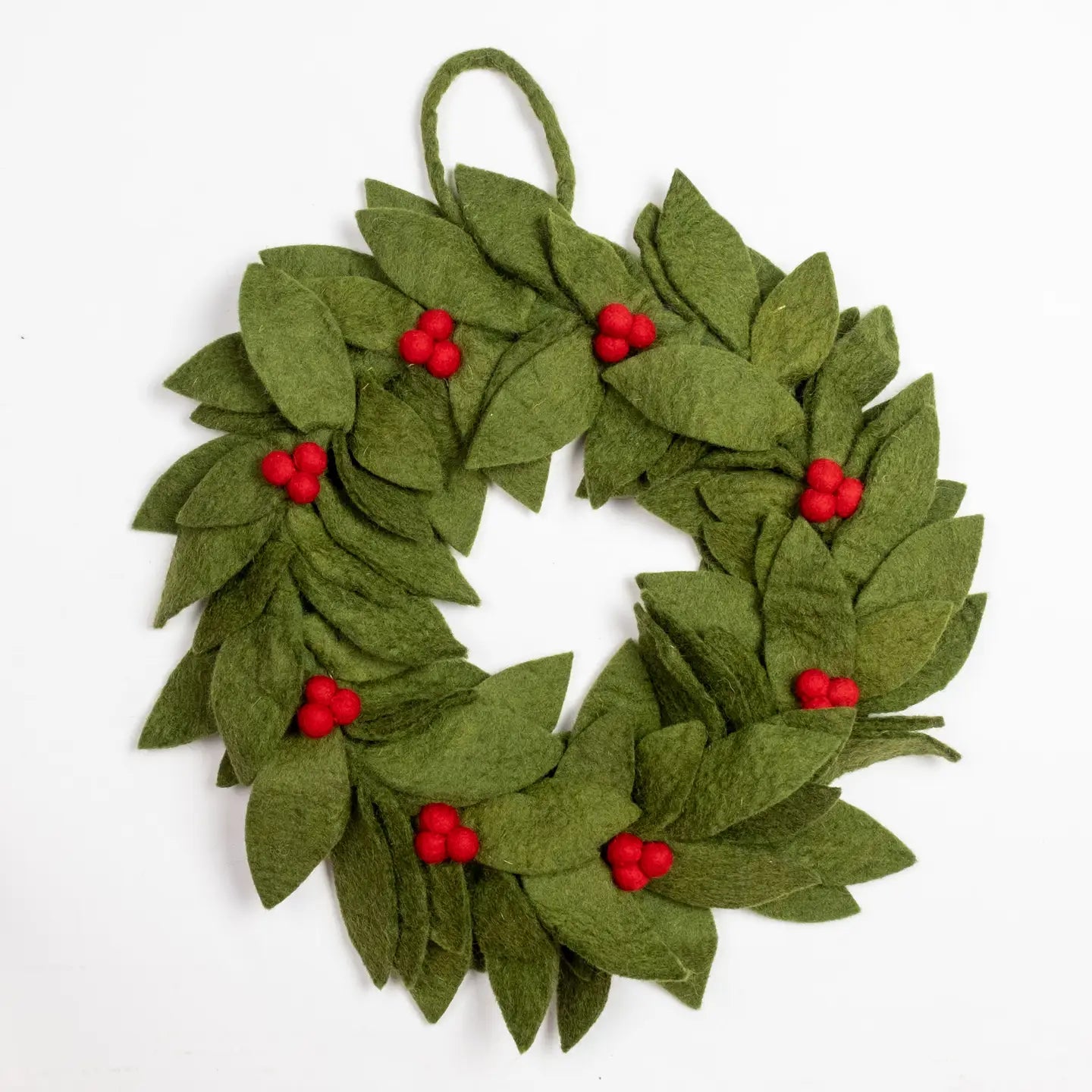 Felt Wreath With Berries- Assorted Colors (* Local Pickup/Local Delivery Only)