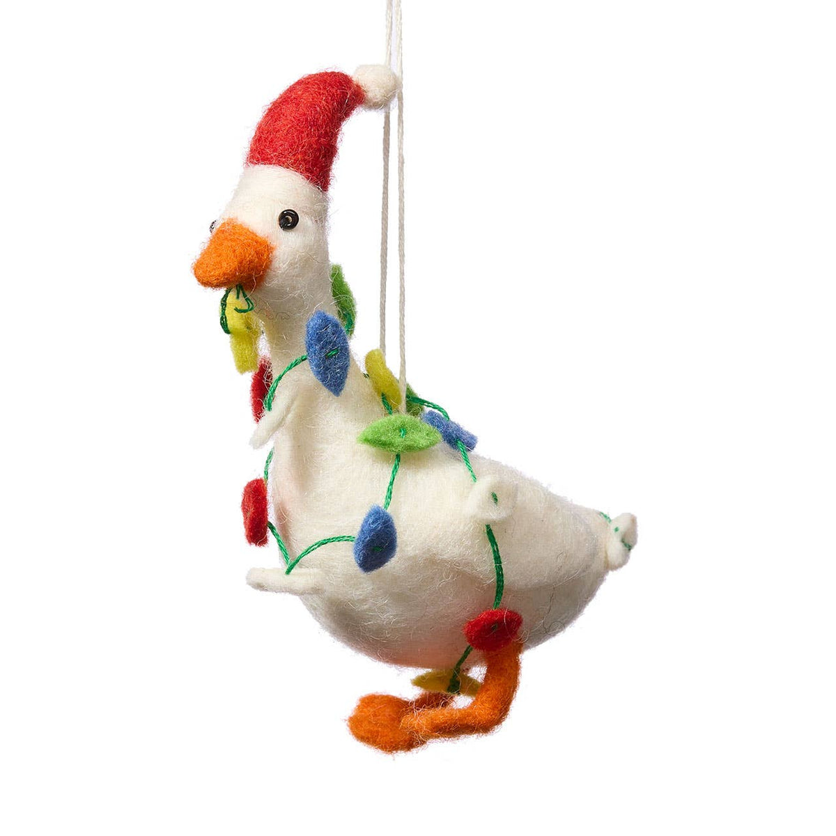Festive Goose Christmas Ornament