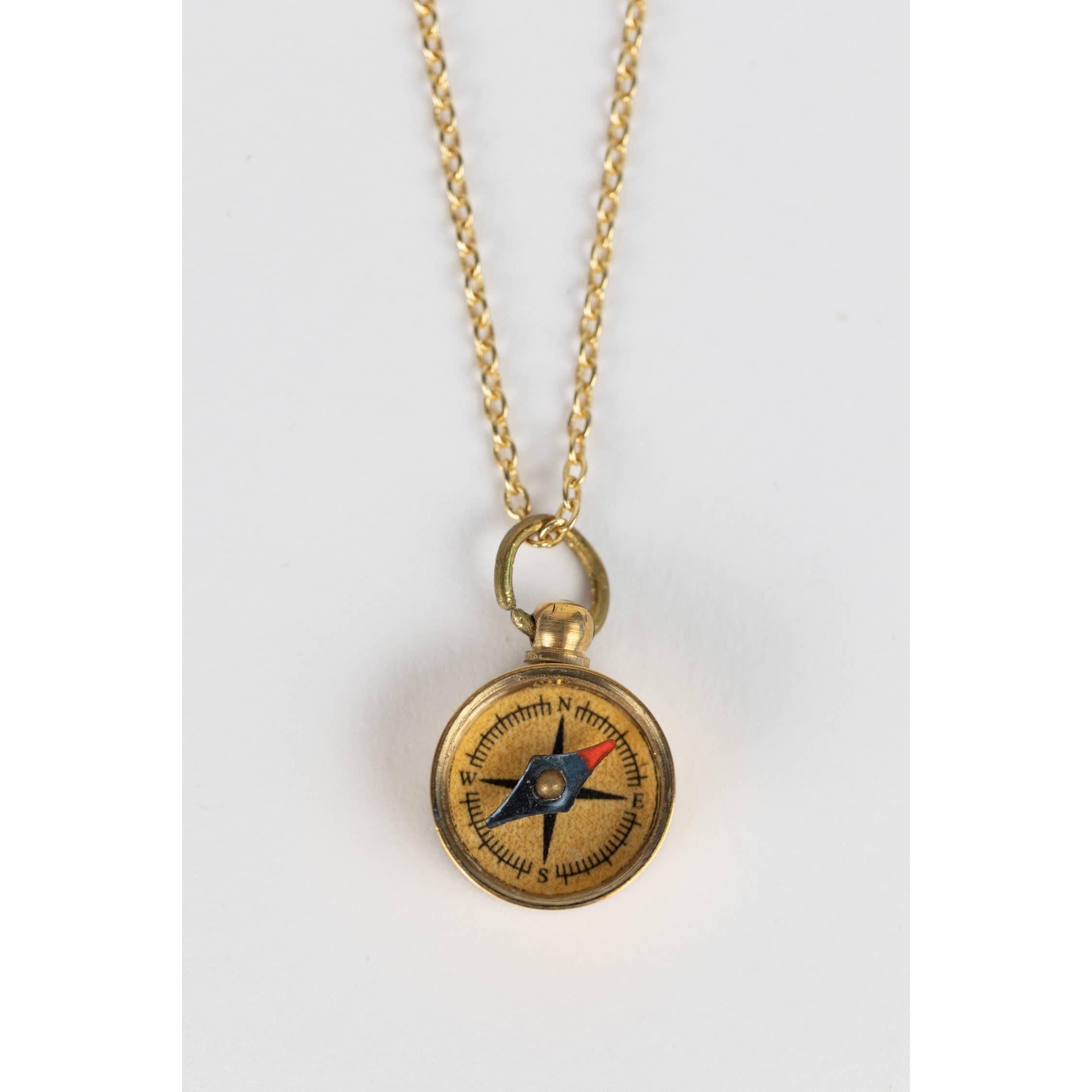 Find Your Way Compass Necklace