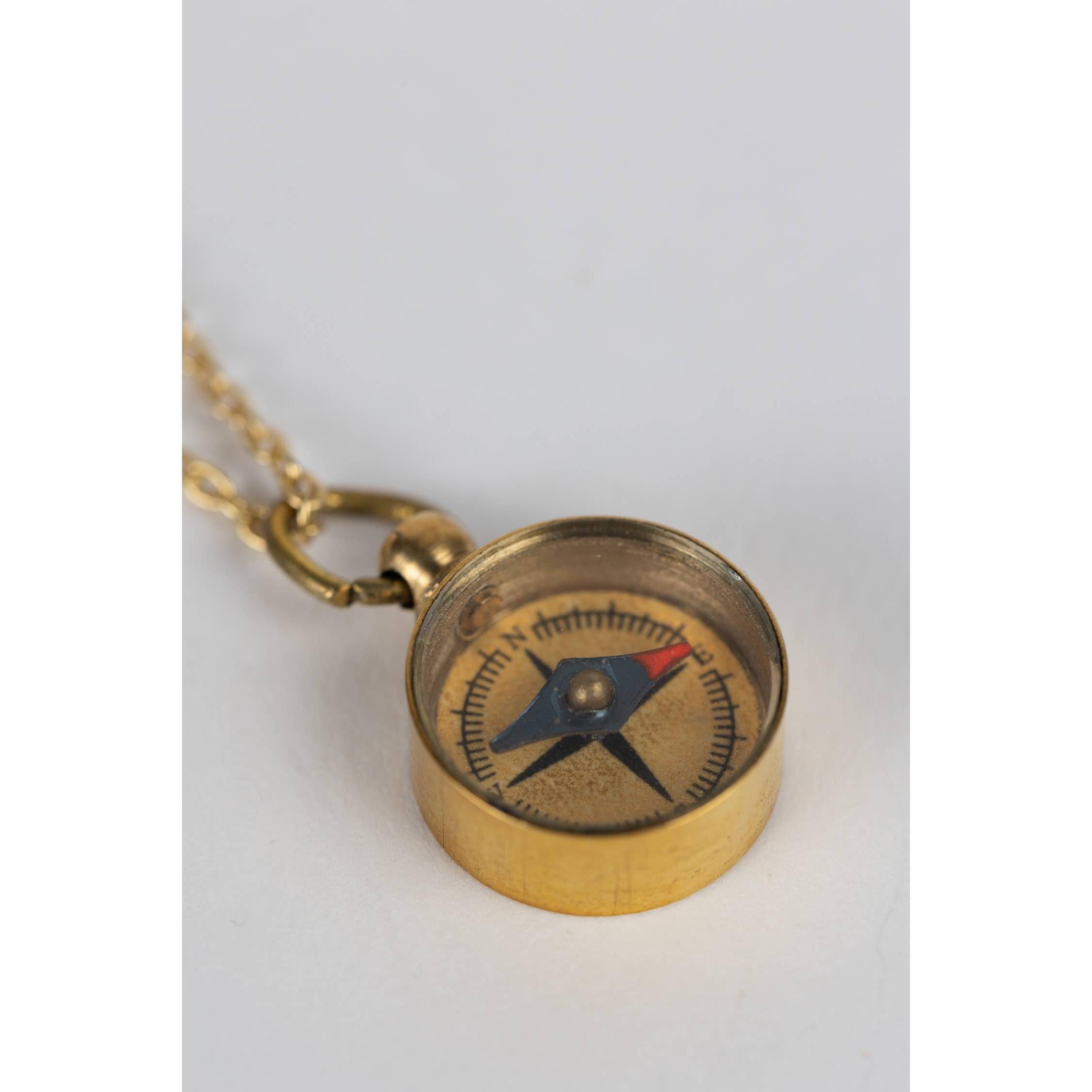 Find Your Way Compass Necklace