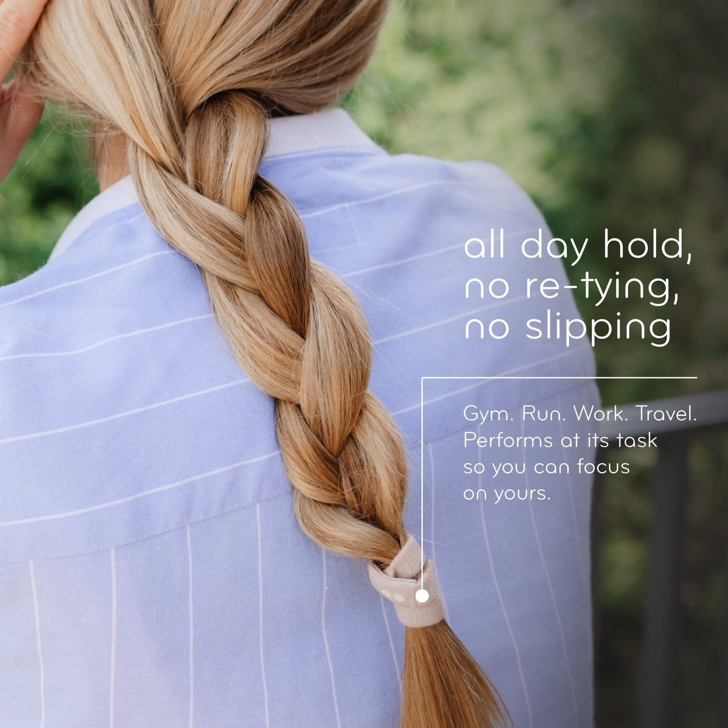 Flat Hair Ties- 5 Pack- Assorted Colors