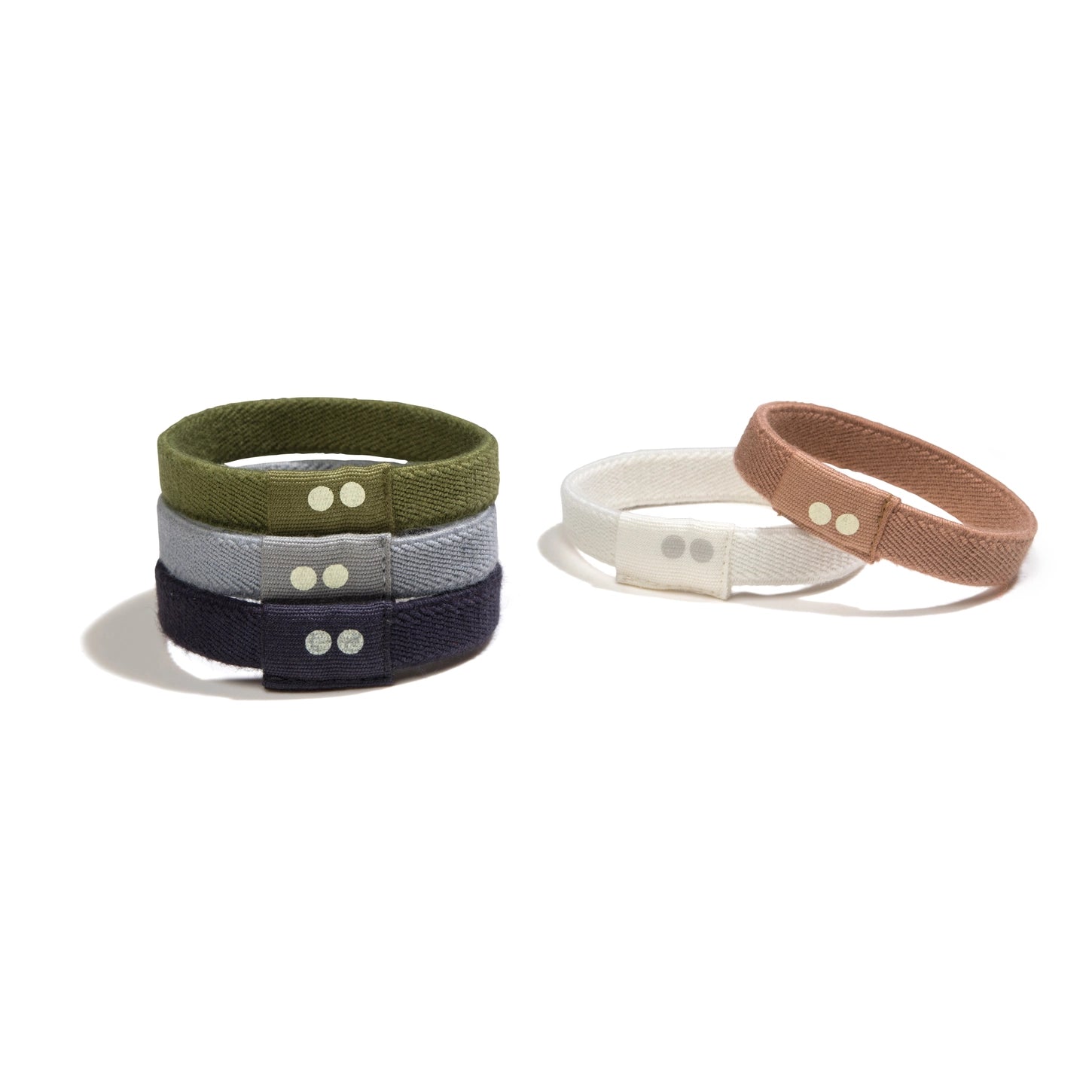 Flat Hair Ties- 5 Pack- Assorted Colors