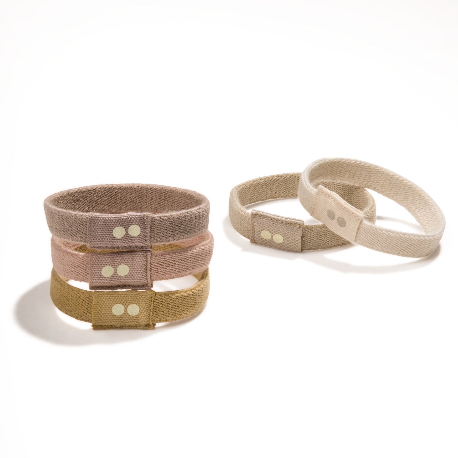 Flat Hair Ties- 5 Pack- Assorted Colors