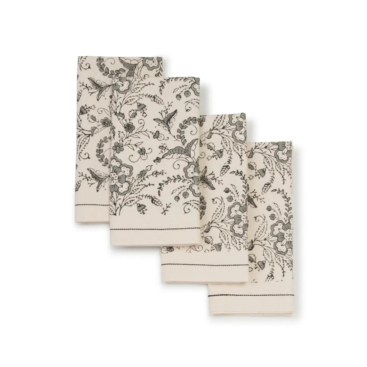 Floral Napkins-Assorted Styles- Set of 4