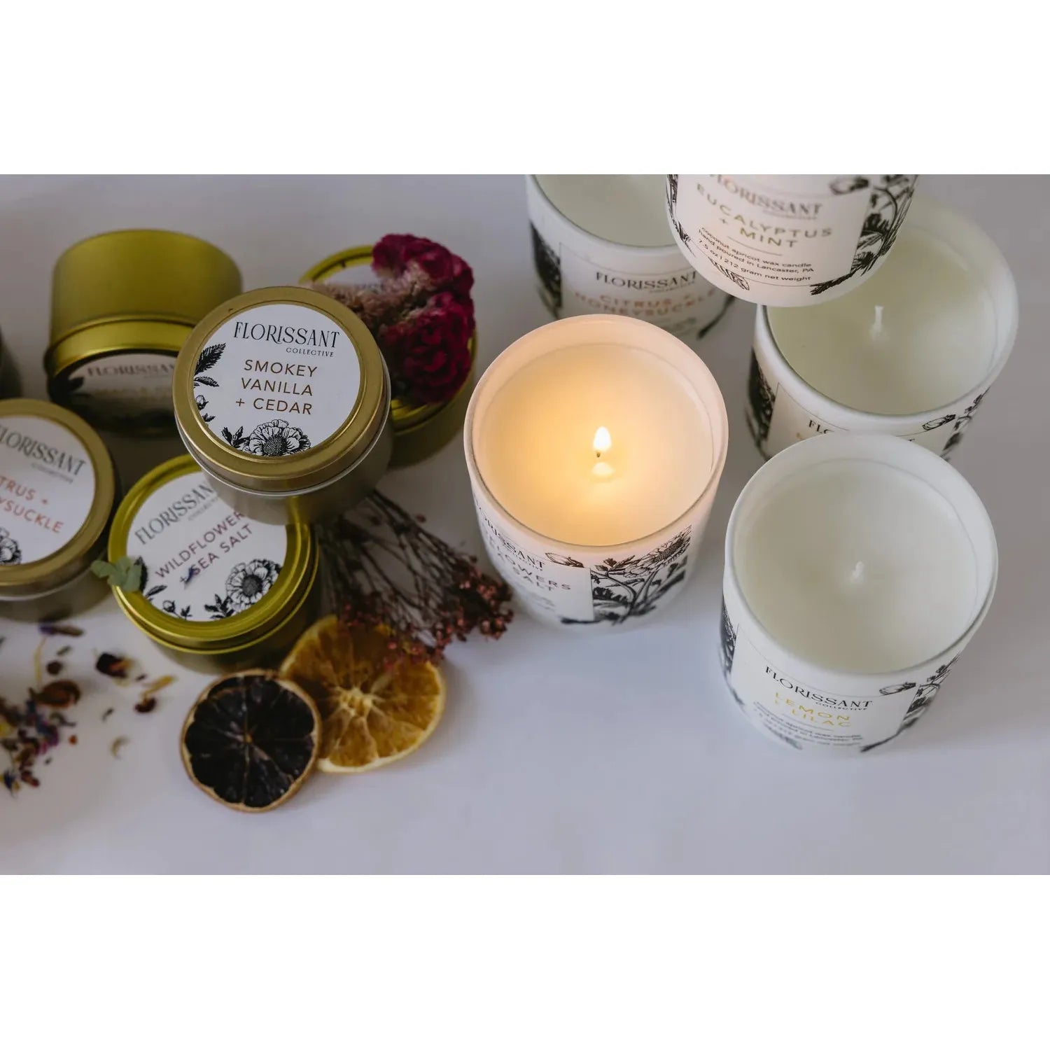 Florissant Collective Candles- Assorted Scents/Assorted Sizes- Sold Individually