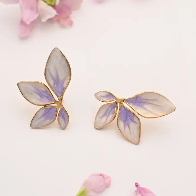 Flourish Leaf Earrings- Assorted Colors
