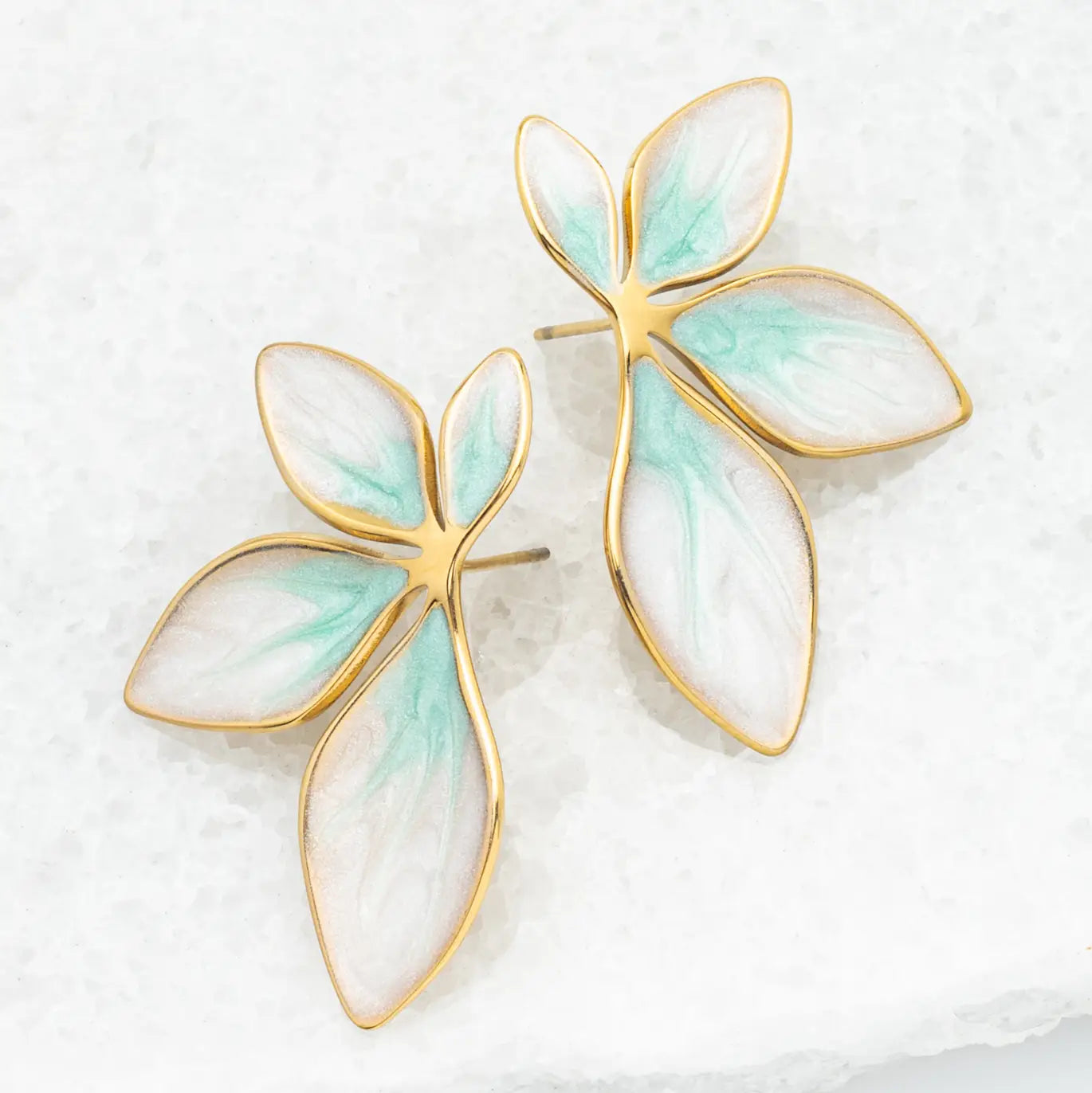 Flourish Leaf Earrings- Assorted Colors