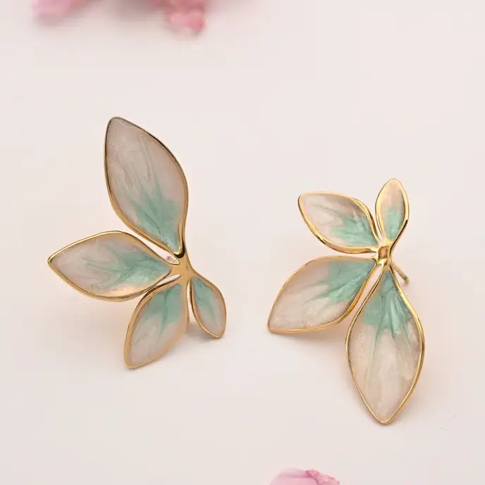 Flourish Leaf Earrings- Assorted Colors
