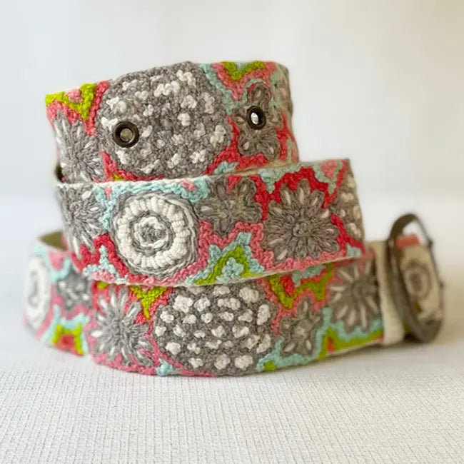 Flower Power Wool Belt