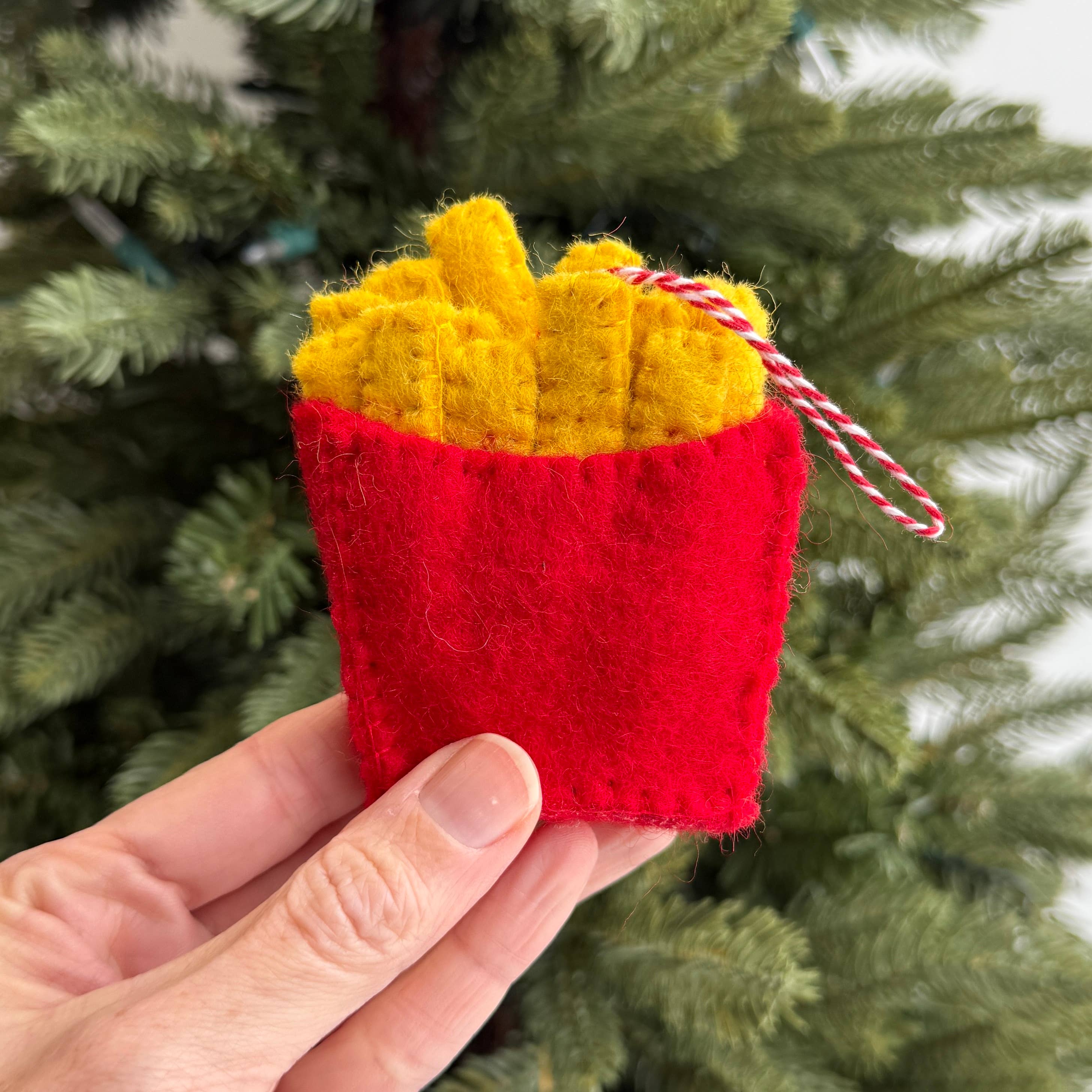 Food Felt Wool Ornament- Assorted- Sold Individually