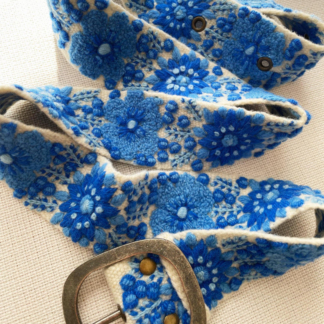 Forget-Me-Not Wool Belt- Assorted Sizes