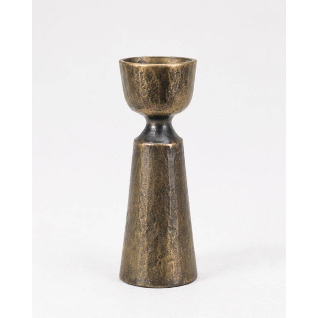 Foundry Hand-Forged Iron Candle Holder- Assorted Colors- Sold Individually