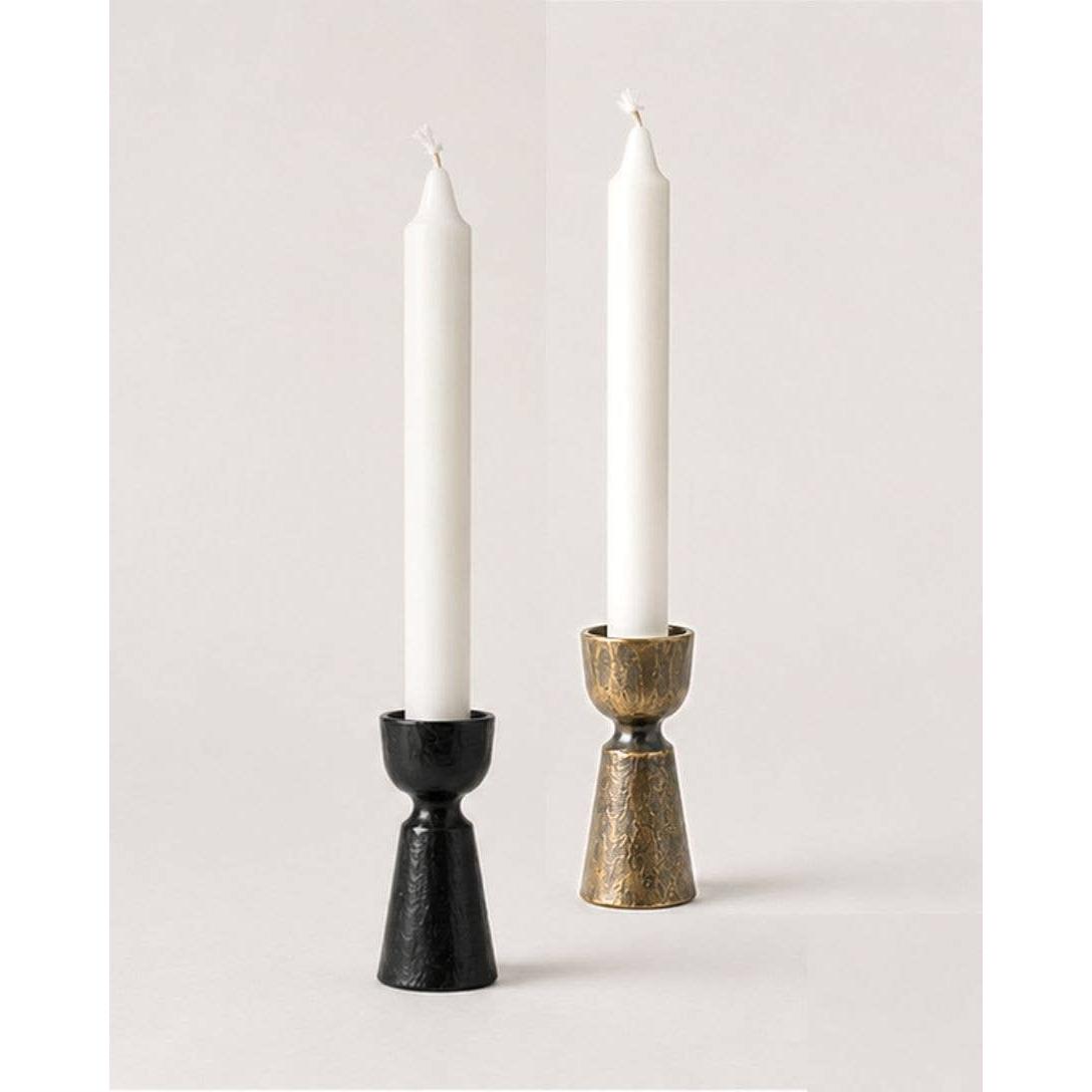 Foundry Hand-Forged Iron Candle Holder- Assorted Colors- Sold Individually