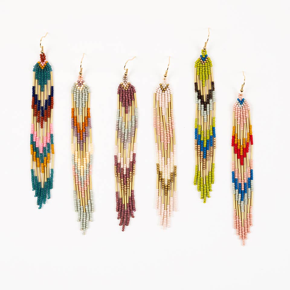 Free Spirit Fringe Earrings- Sold Individually- Assorted Colors