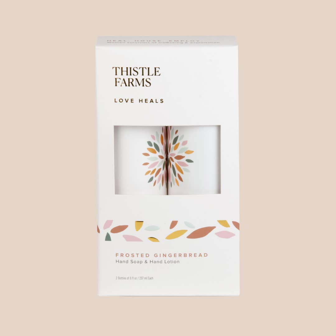 Frosted Gingerbread Hand Soap and Lotion Set