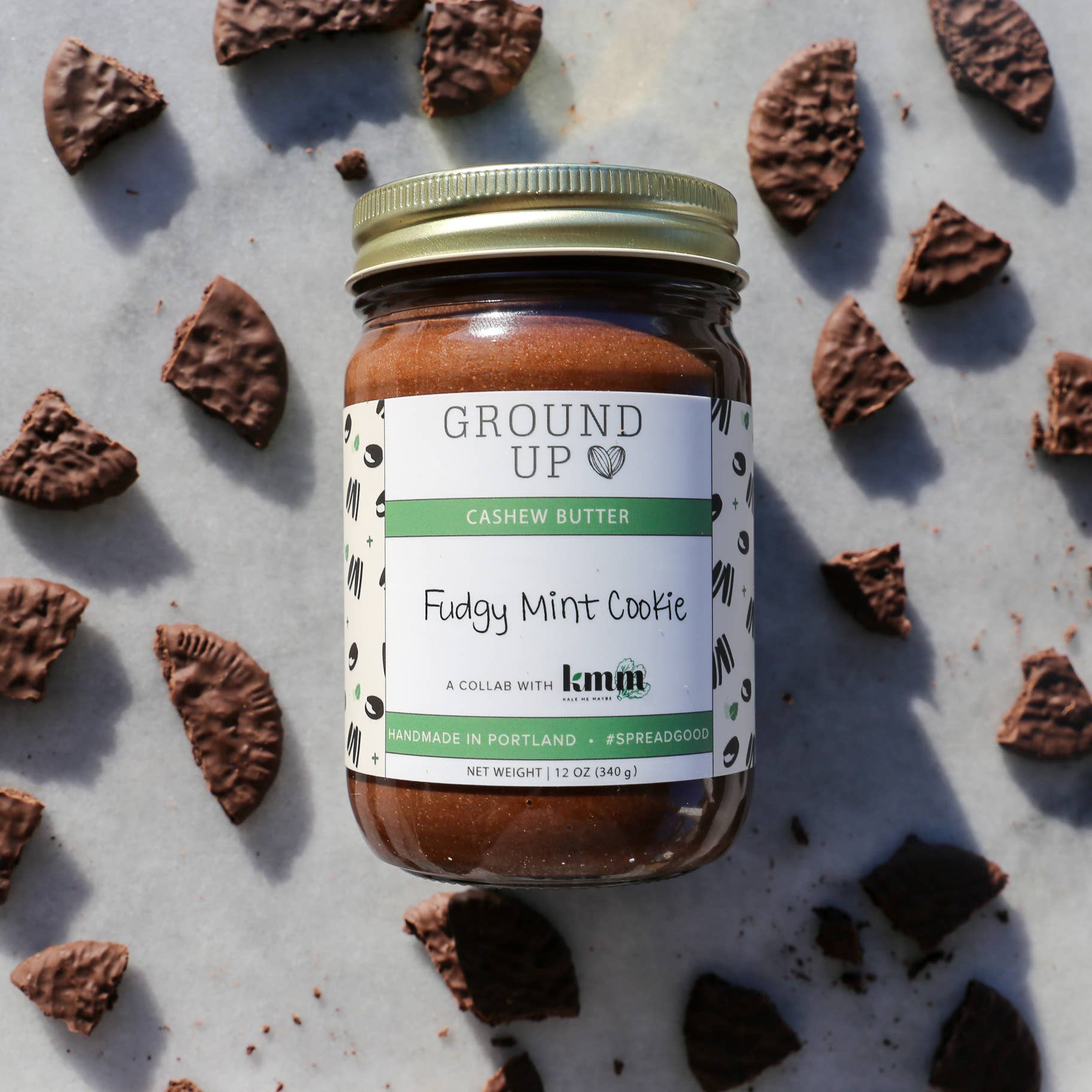 Fudgy Mint Cookie Cashew Butter(* Local Pick up/Local Delivery Only)