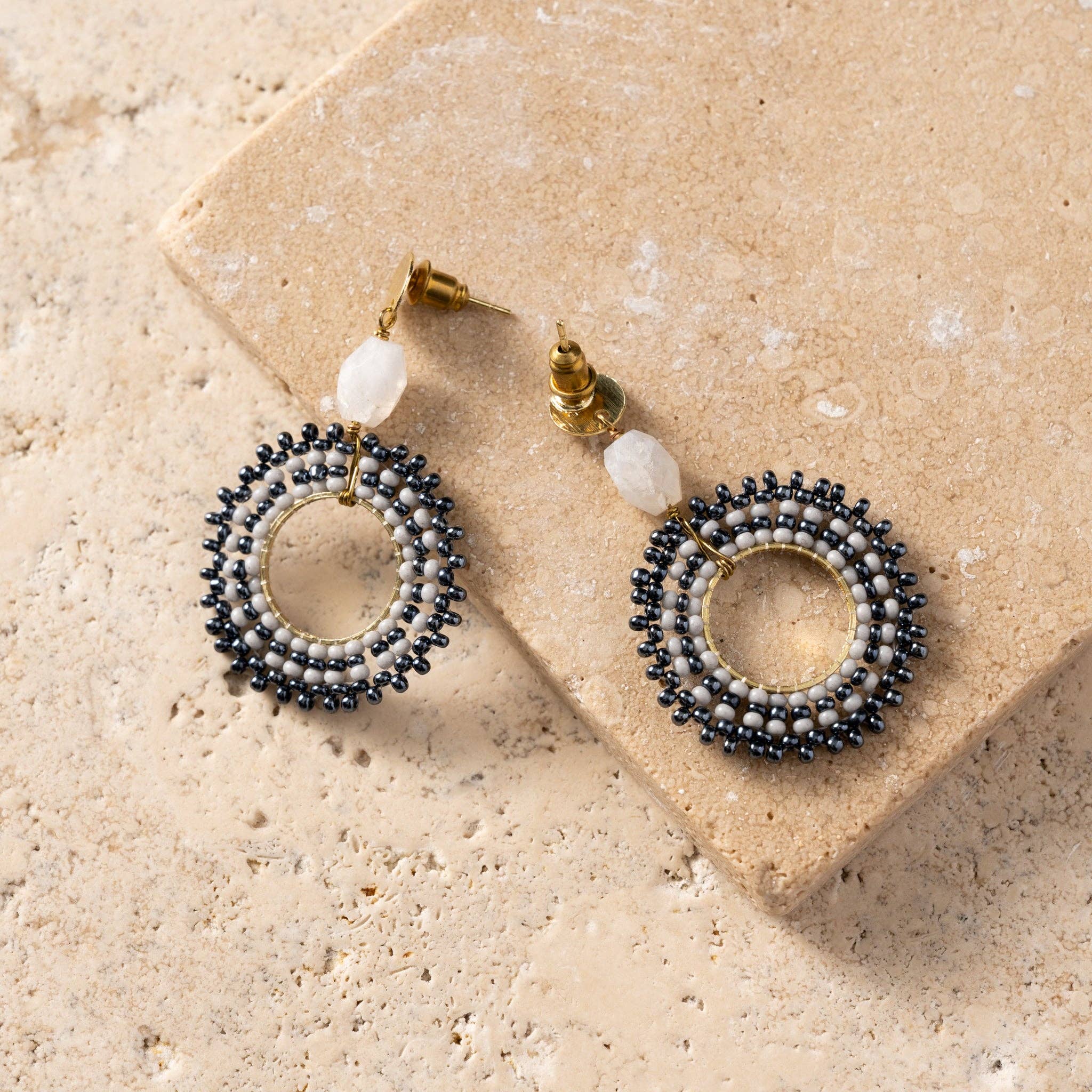 Ghera Glass Bead Earrings
