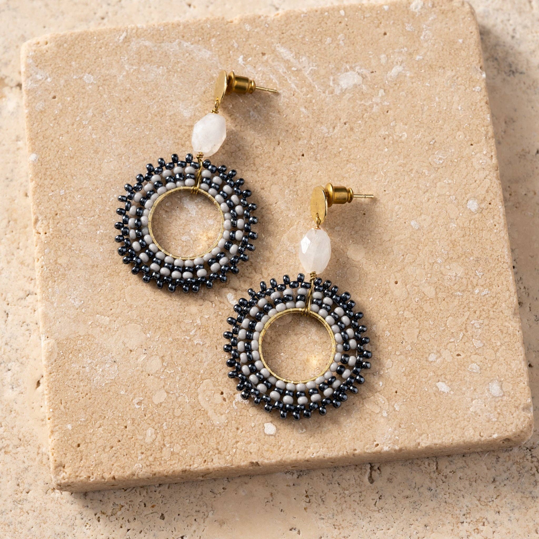 Ghera Glass Bead Earrings