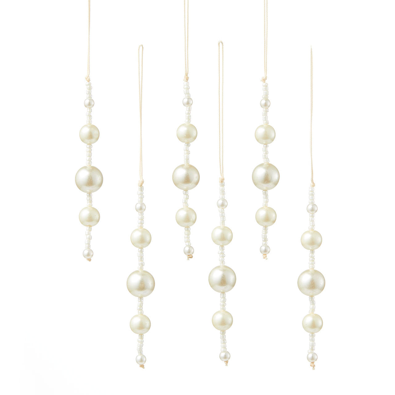 Glass Pearl Ornament- Sold Individually