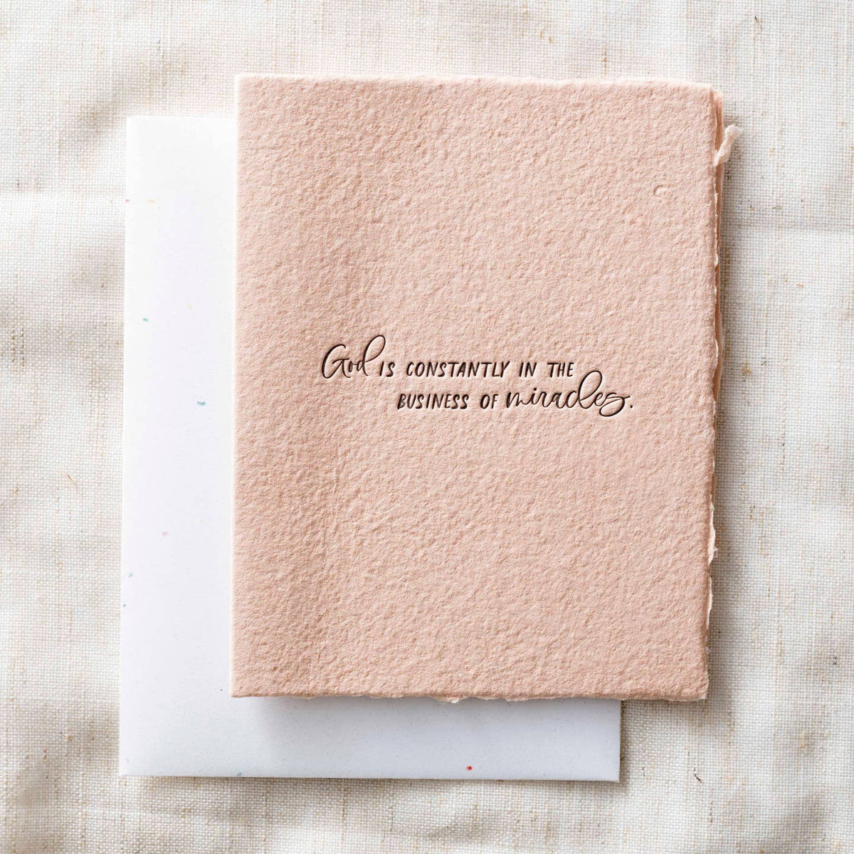 God Miracles- Greeting Card