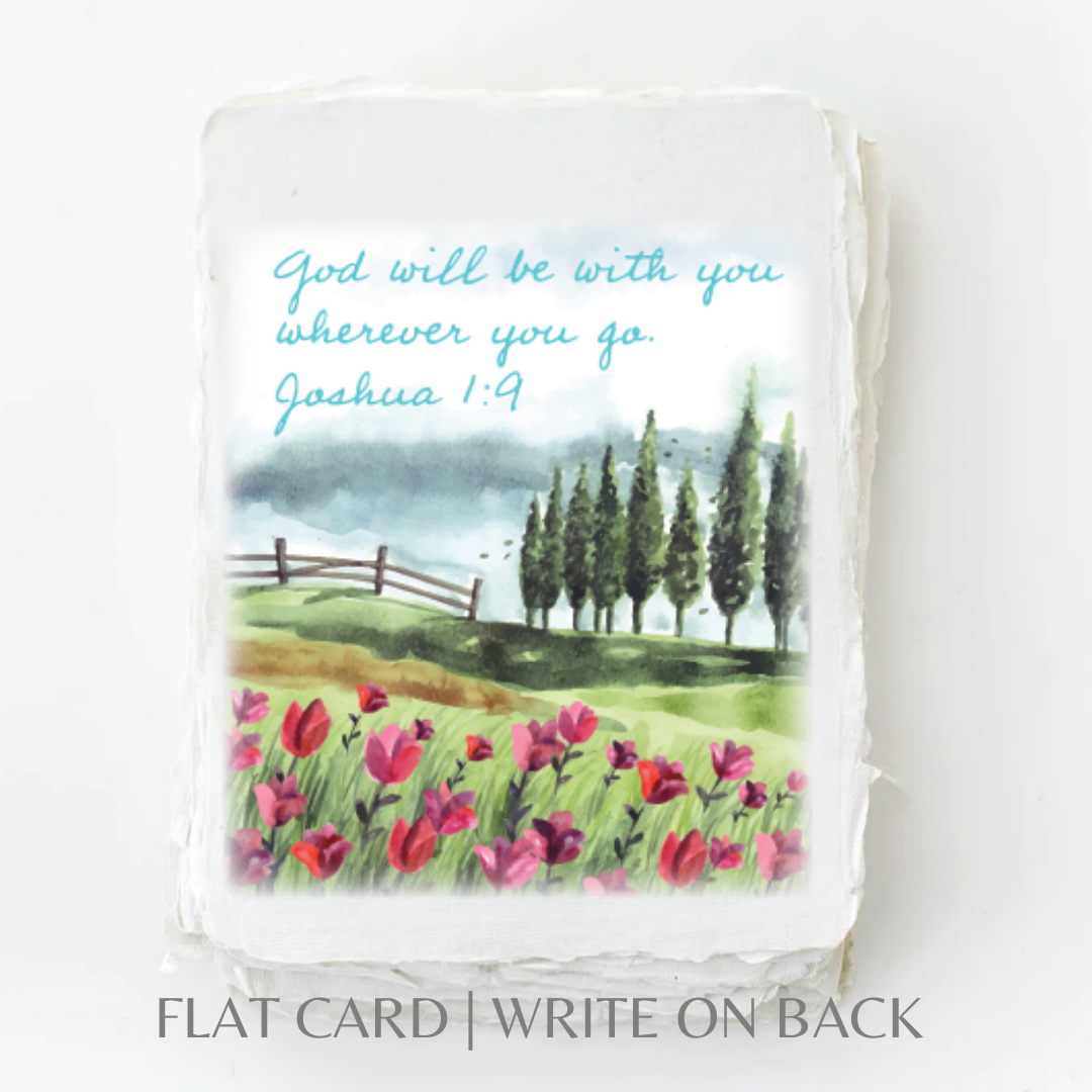 God Will Be With You | Christian Religious Greeting Card