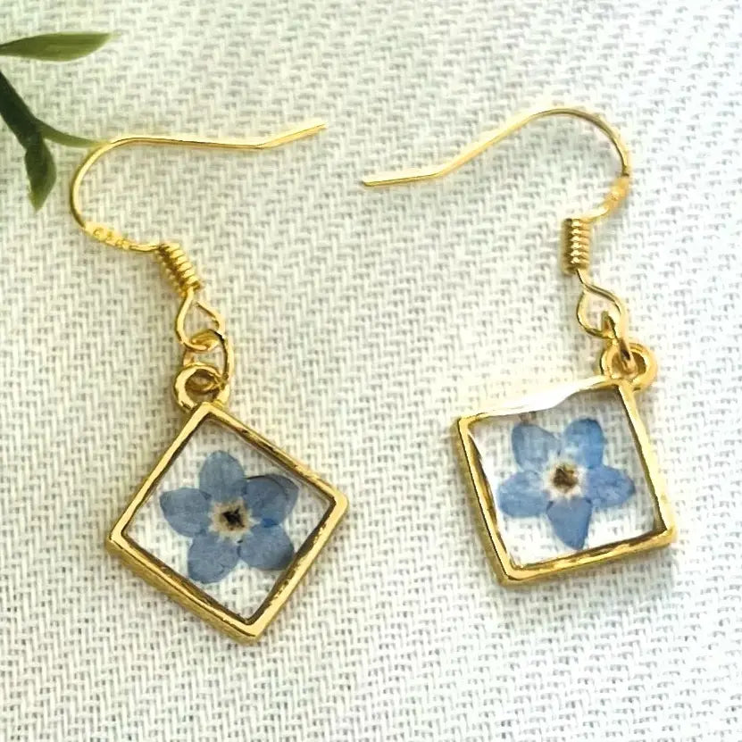 Gold Forget-Me-Not Earrings- Assorted Shapes- Sold Individually