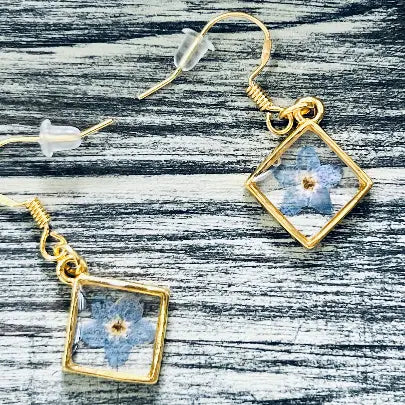 Gold Forget-Me-Not Earrings- Assorted Shapes- Sold Individually