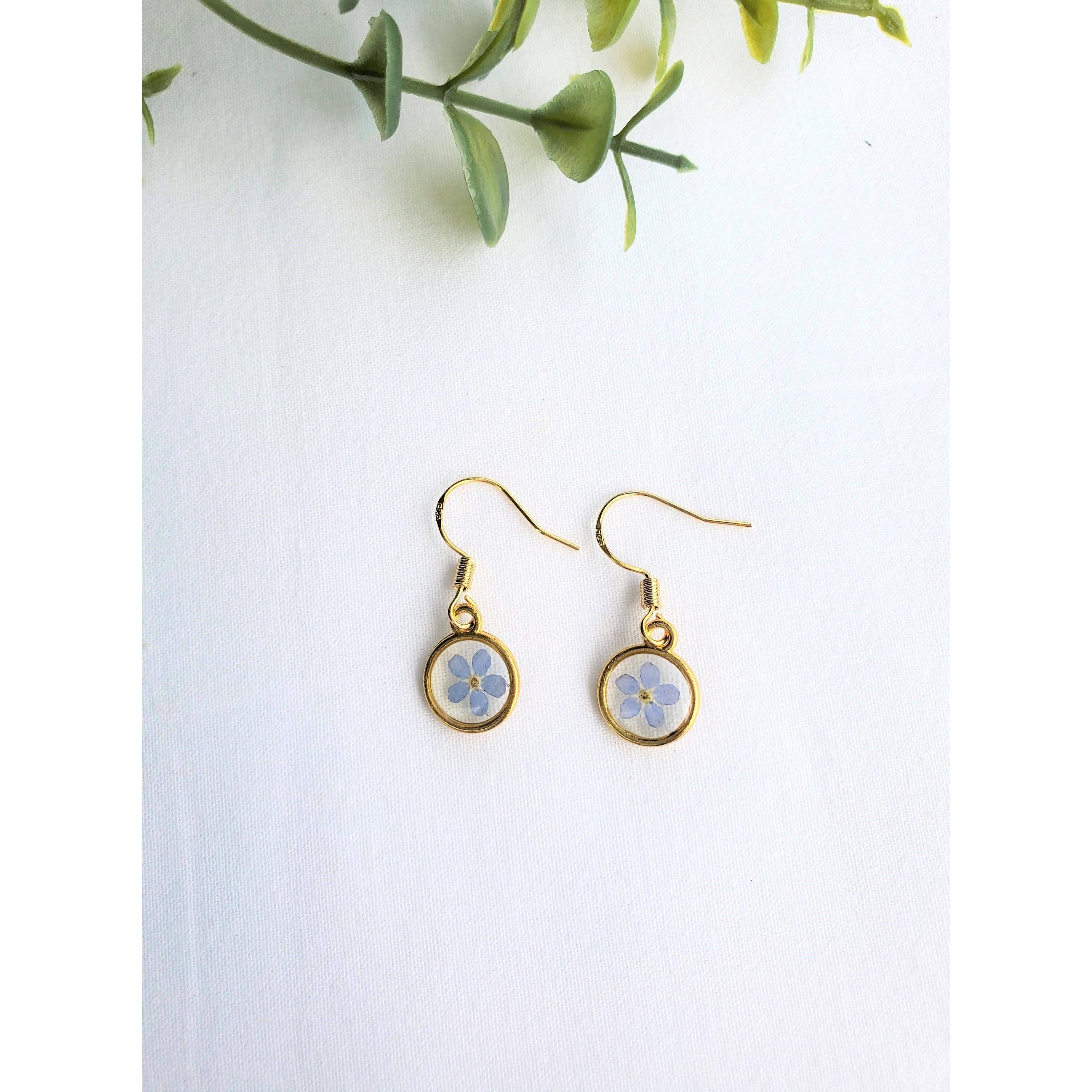 Gold Forget-Me-Not Earrings- Assorted Shapes- Sold Individually