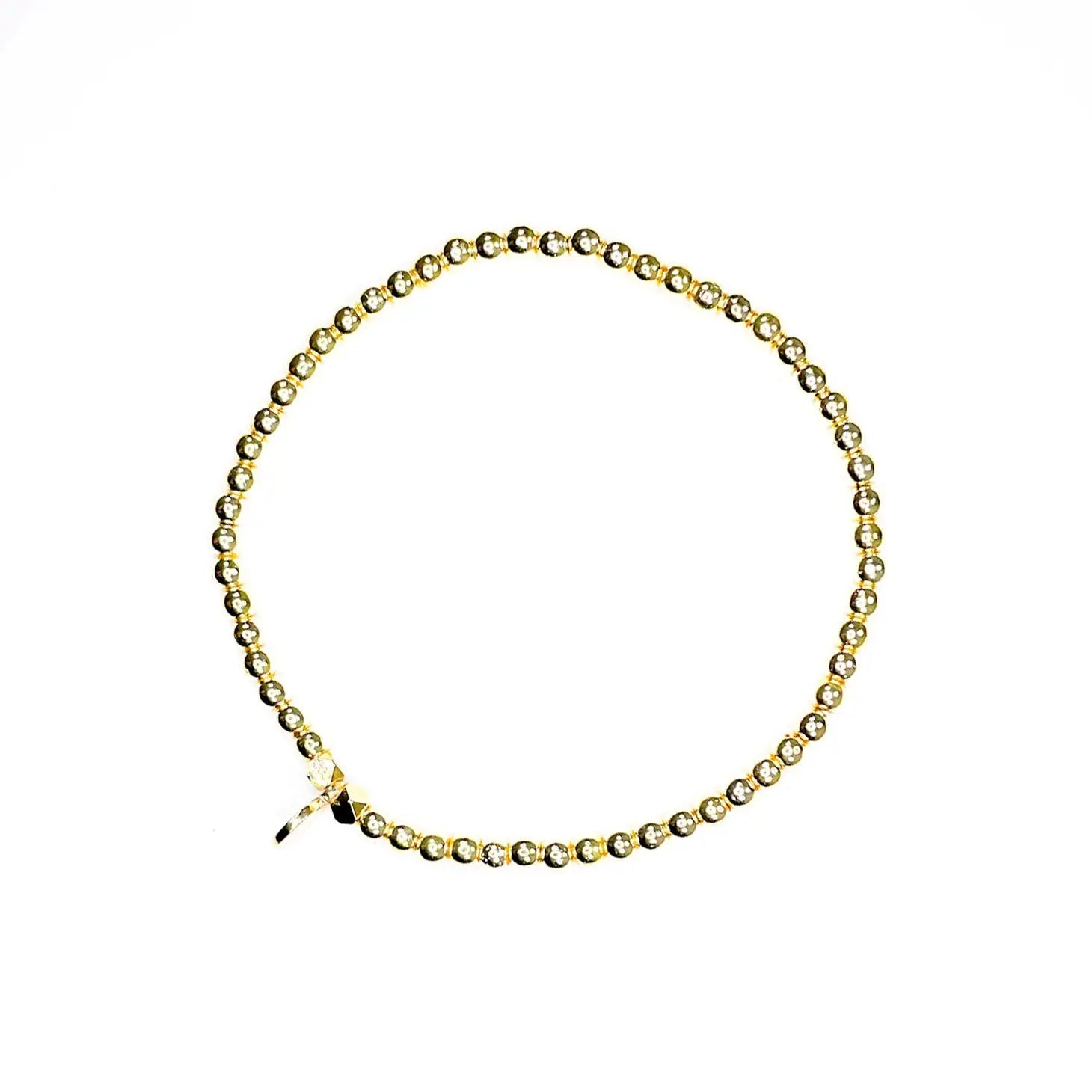 Gold Hematite Stacking Bracelet