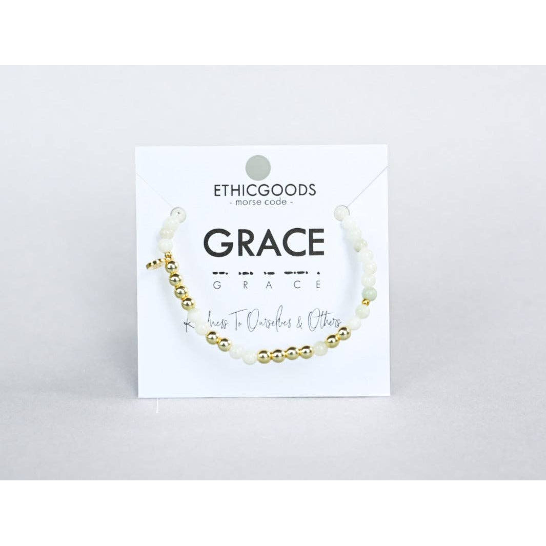 Gold Morse Code Bracelet | GRACE