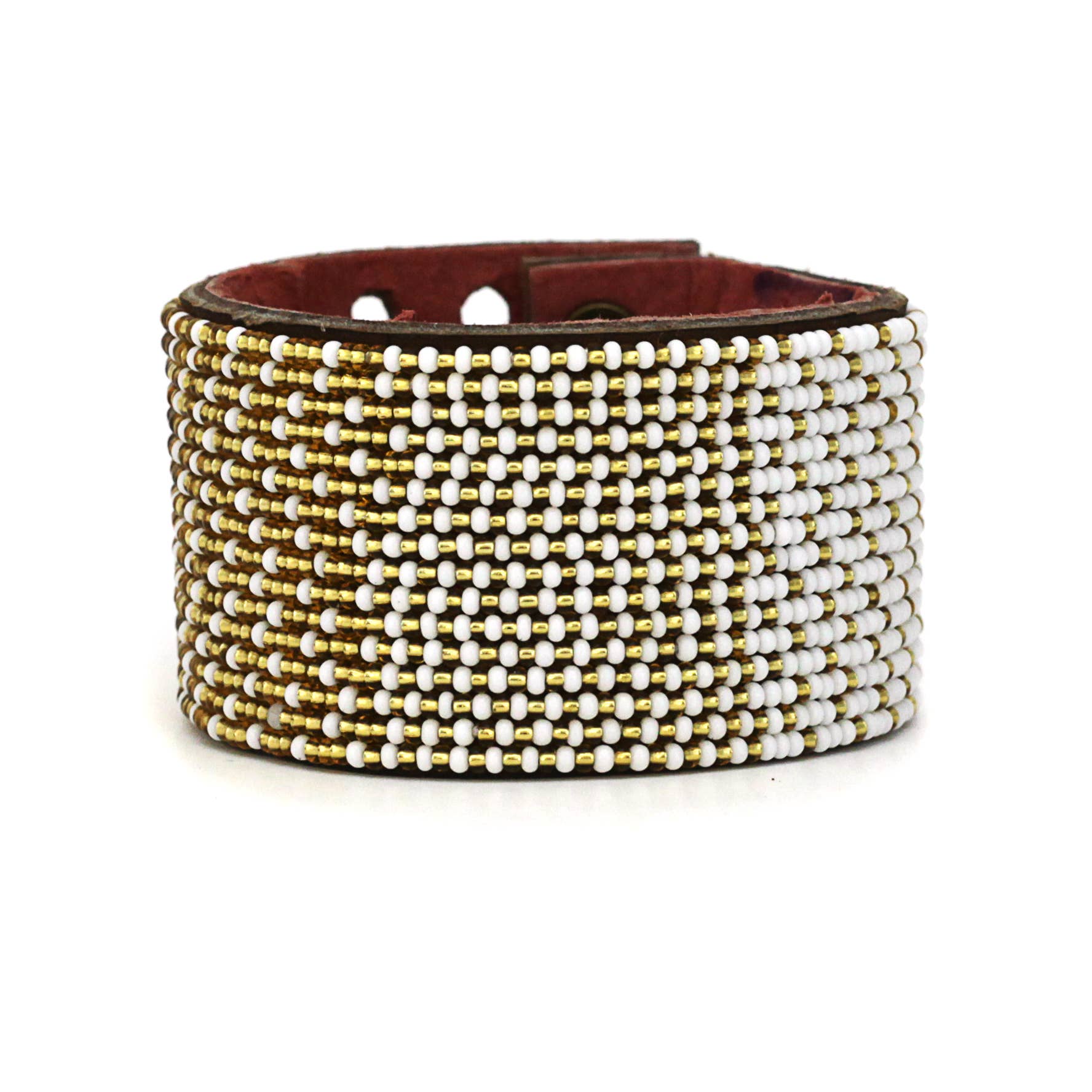 Gold and White Ombre Cuff - Assorted Sizes