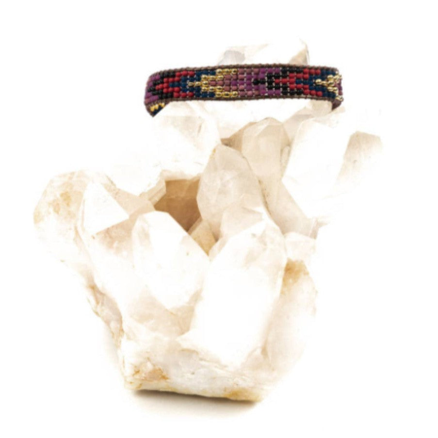 Golden Arrows Beaded Bracelet- Assorted Colors