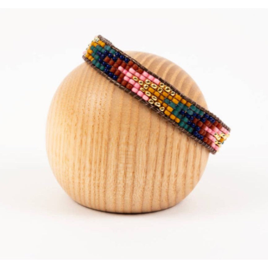 Golden Arrows Beaded Bracelet- Assorted Colors