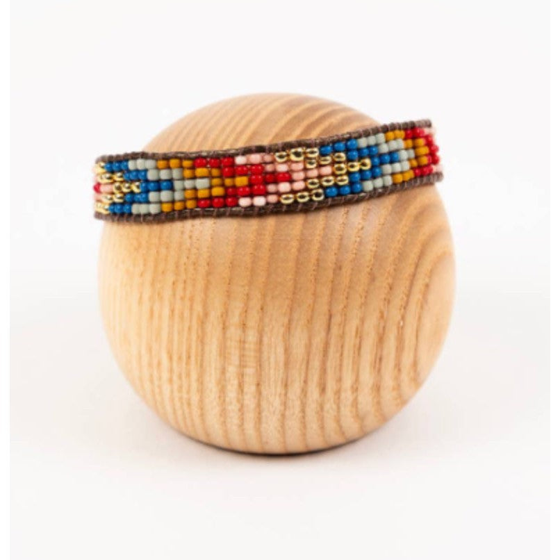 Golden Arrows Beaded Bracelet- Assorted Colors