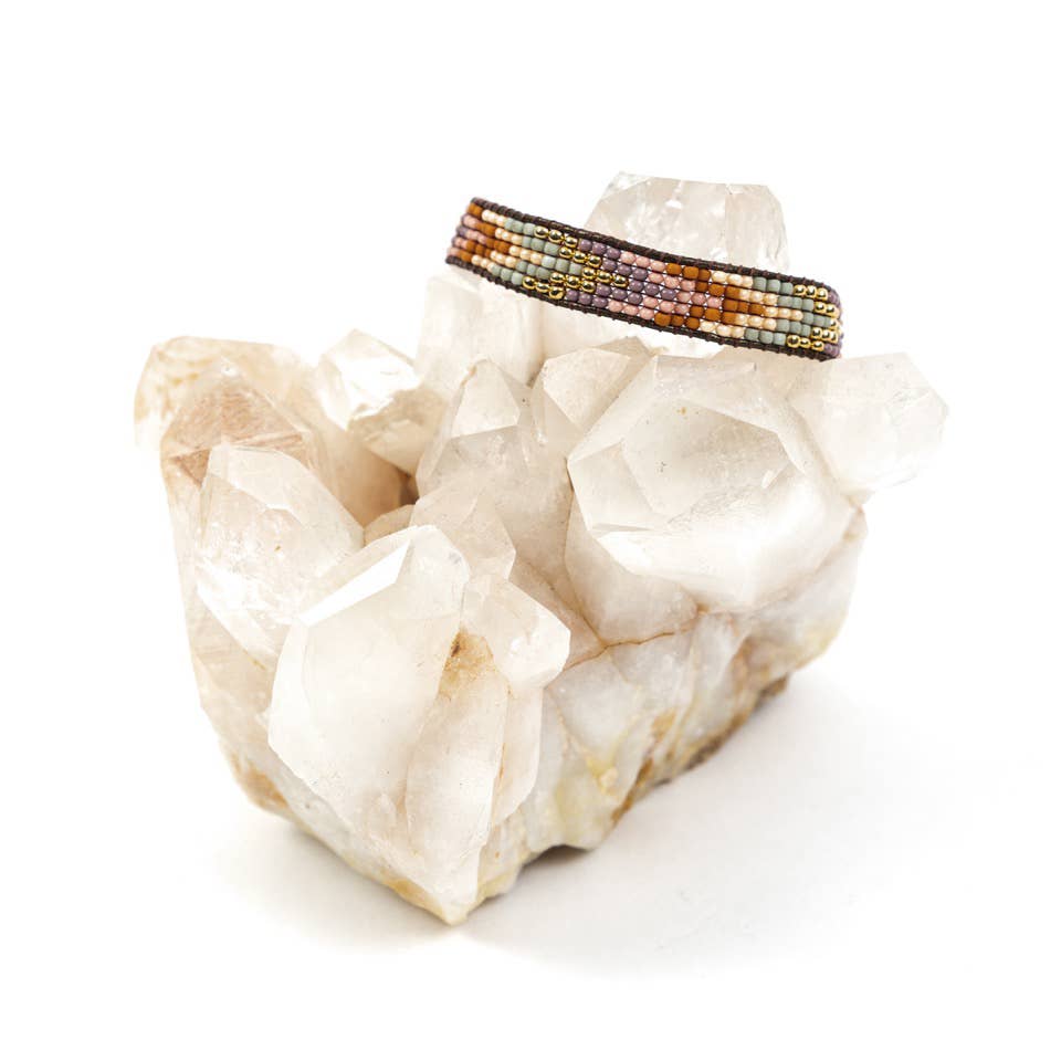 Golden Arrows Beaded Bracelet- Assorted Colors
