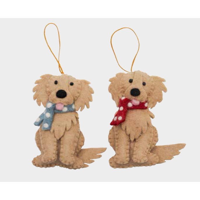 Golden Retriever Ornament- Assorted Styles- Sold Individually