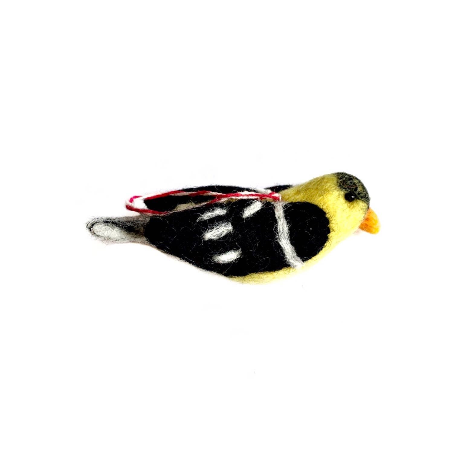 Goldfinch Felt Wool Ornament