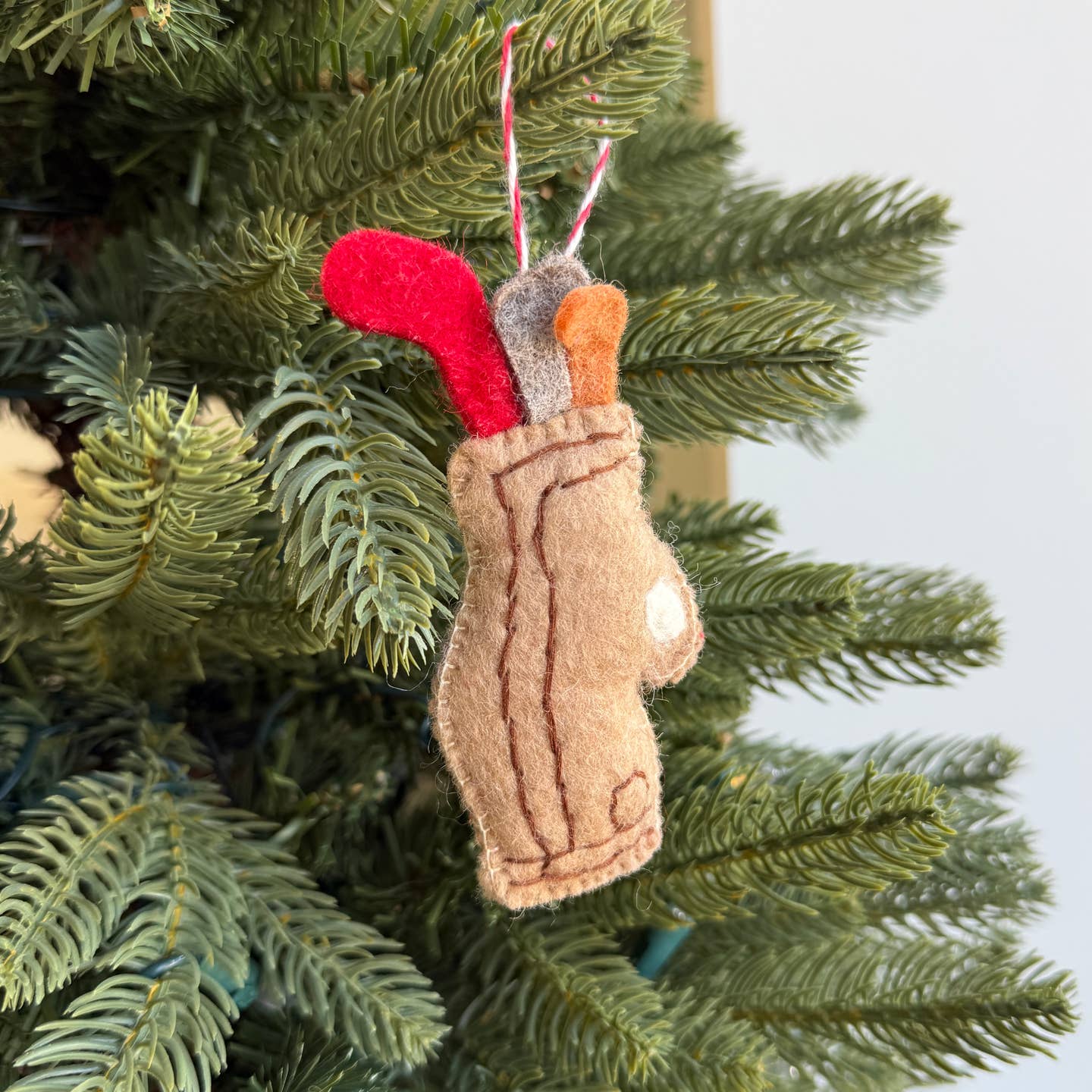 Golf Bag Felt Wool Ornament